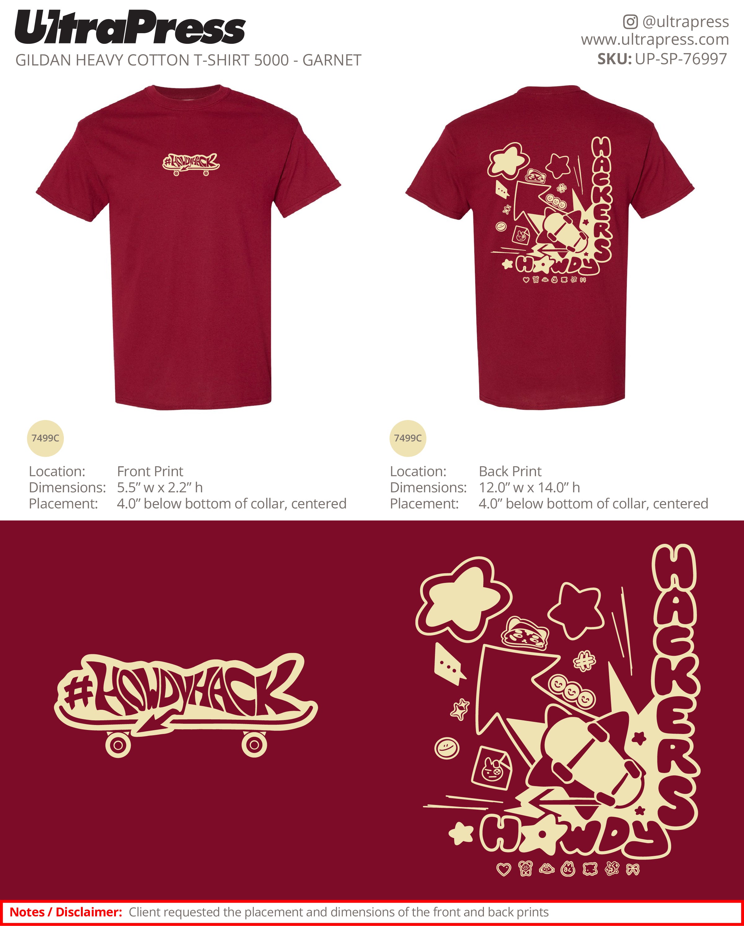 UP-SP-76997 HowdyHack 2025 - Annie Li 100 Min Qty (Bulk)