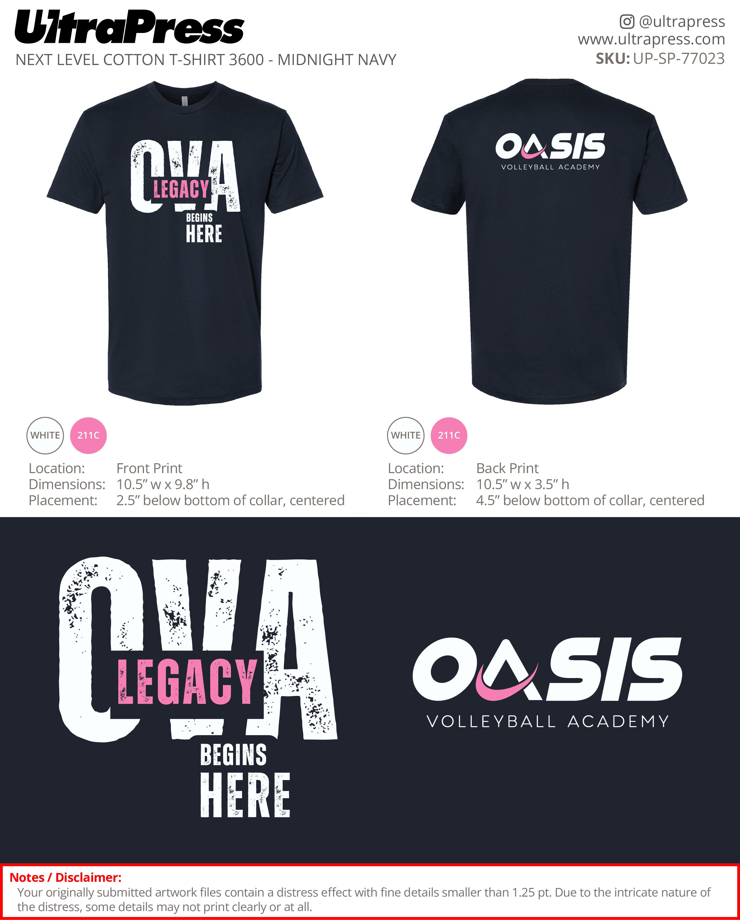 UP-SP-77023 Ova Legacy Begins Here - Derek Nugent 100 Min Qty (Bulk)