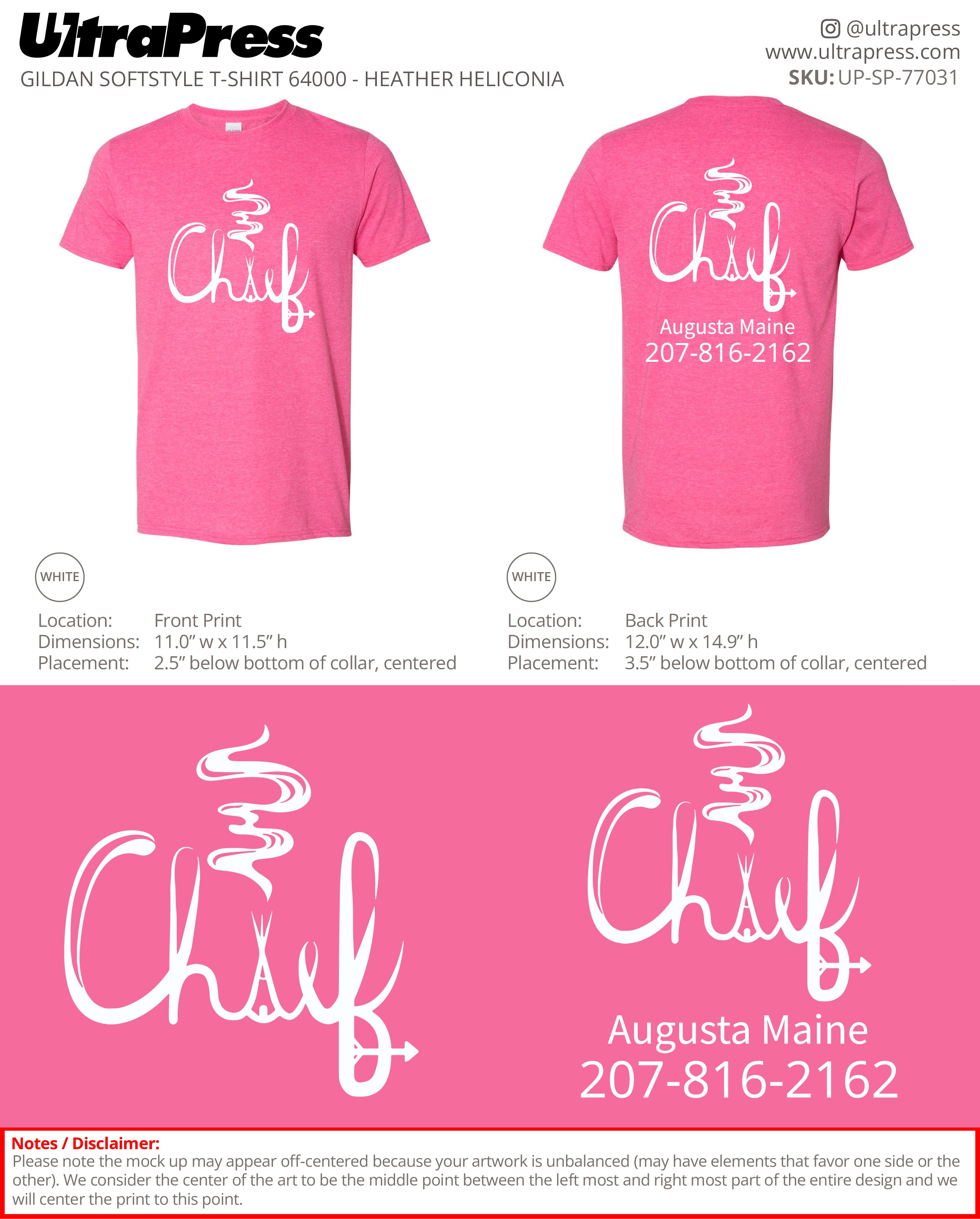 UP-SP-77031 Chief - Jory Horsch 100 Pieces Package (Bulk)