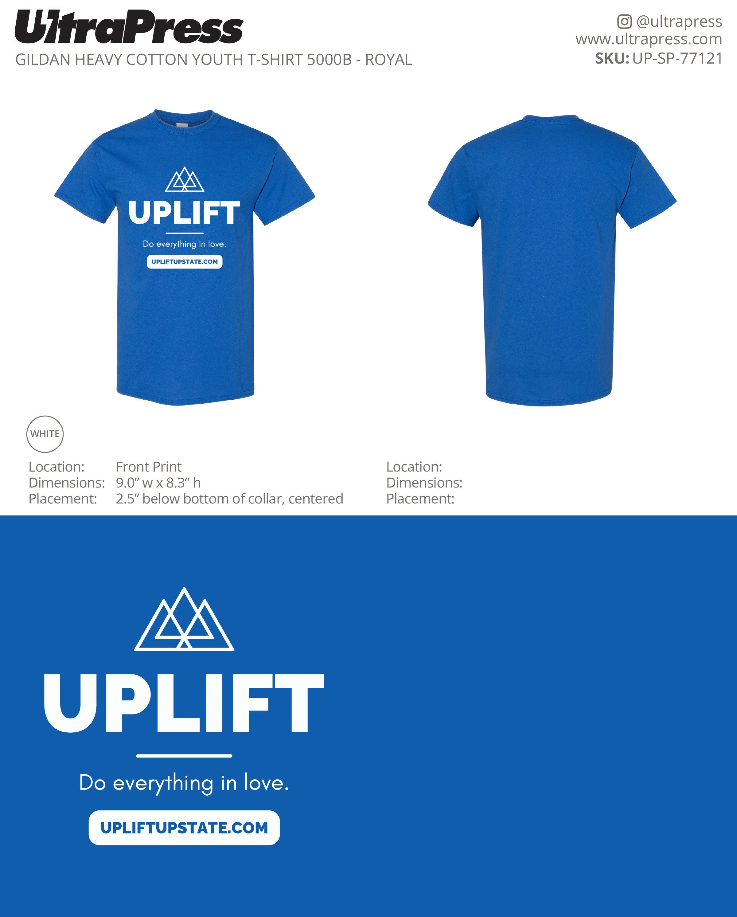 UP-SP-77121 UPLIFT - Renée Golden 100 Pieces Package (Bulk)