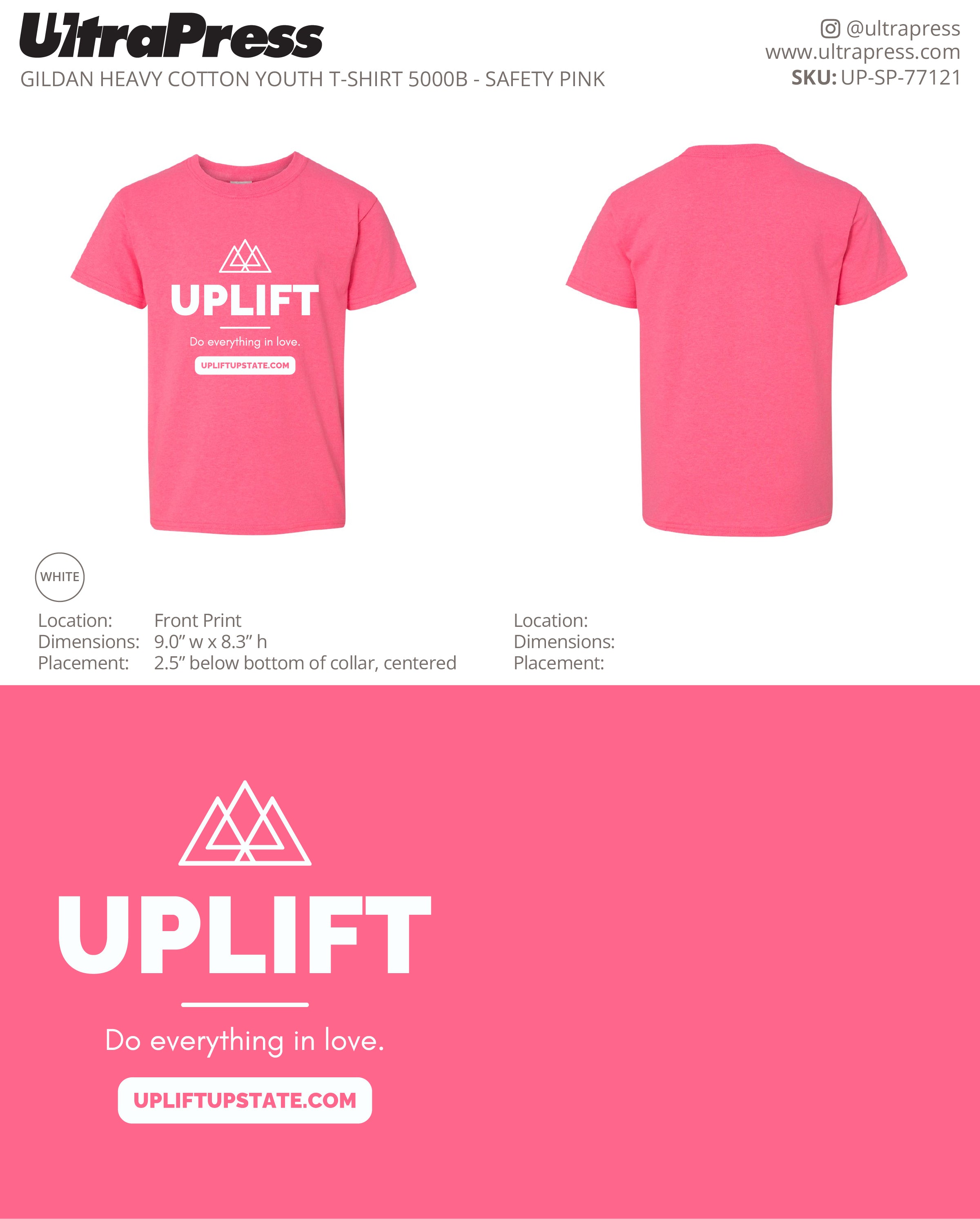 UP-SP-77121 UPLIFT - Renée Golden 100 Pieces Package (Bulk)