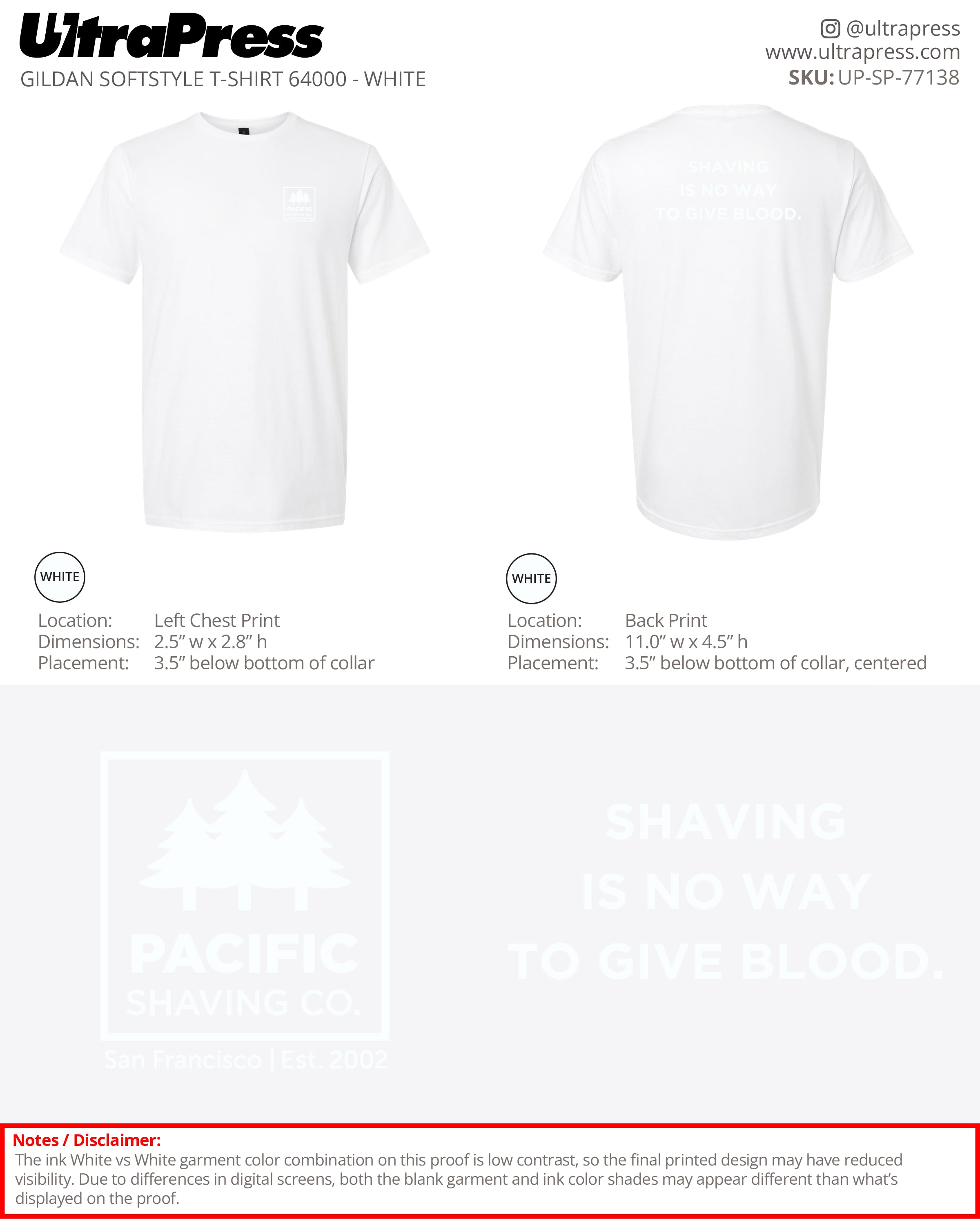 UP-SP-77138 - 1735 27th avenue 100 Min Qty (Bulk)