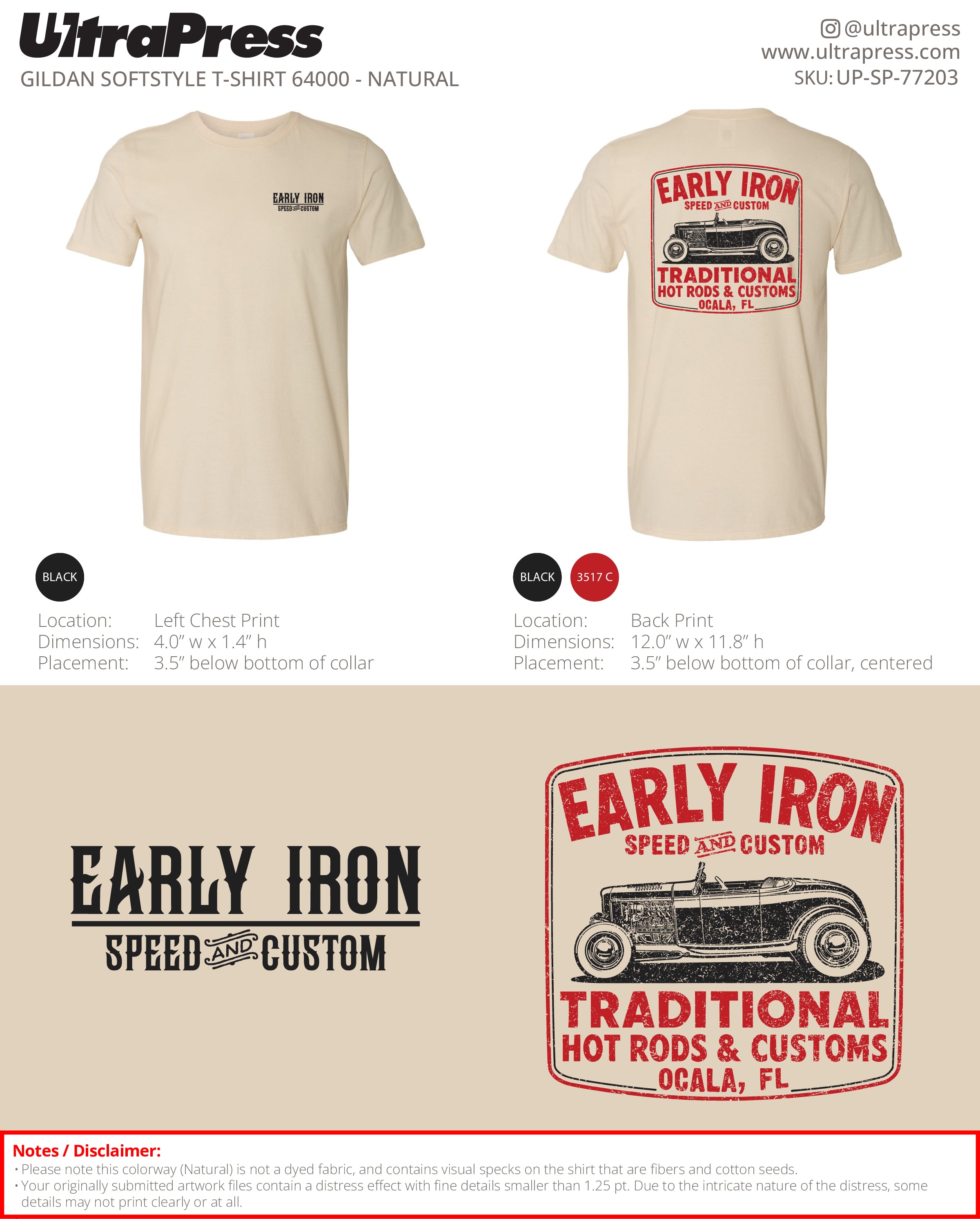 UP-SP-77203 Early Iron (Natural Shirts) - Patrick Gilmore 100 Min Qty (Bulk)