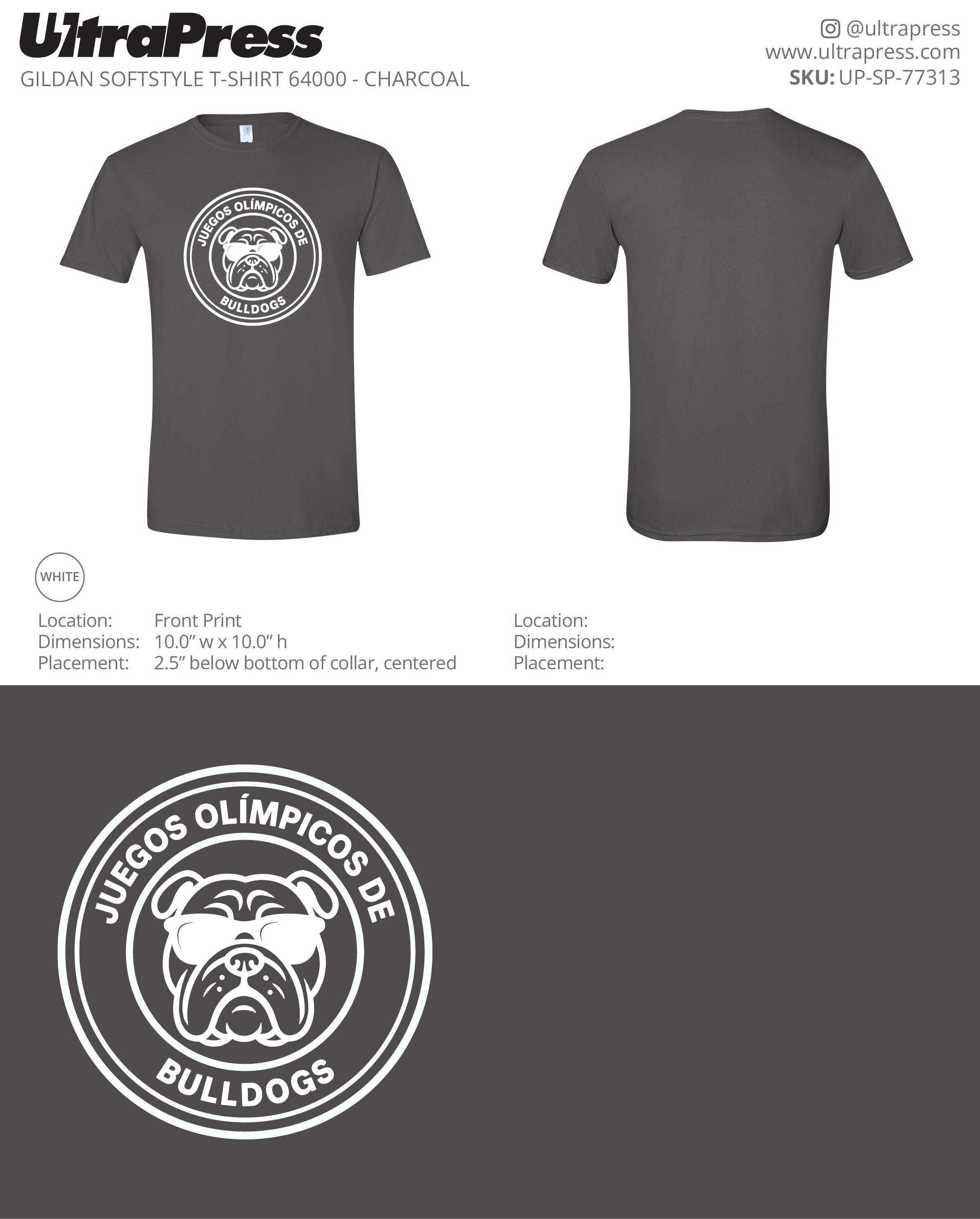 UP-SP-77313 Bulldogs - Kellie Hagewen 100 Min Qty (Bulk)