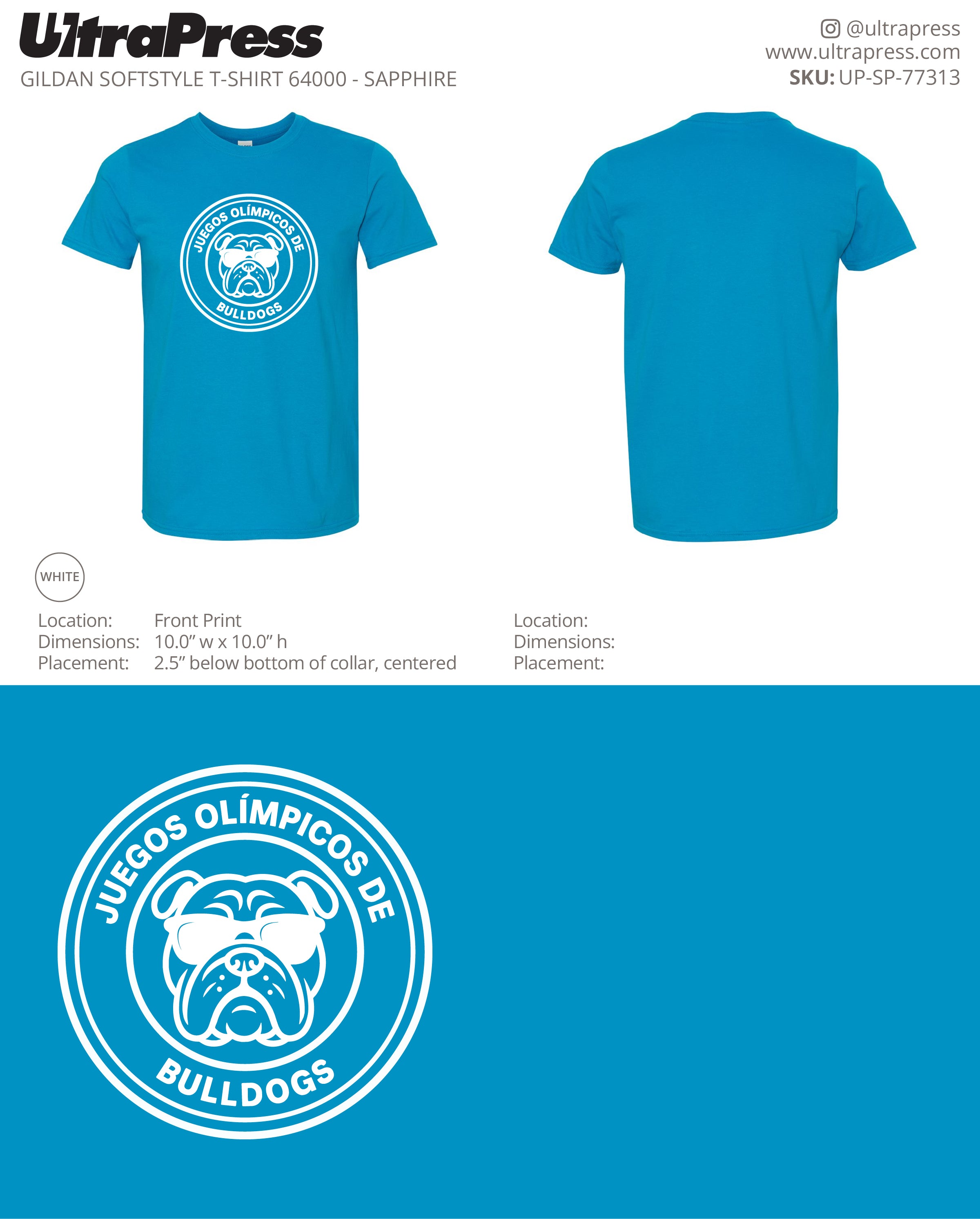 UP-SP-77313 Bulldogs - Kellie Hagewen 100 Min Qty (Bulk)