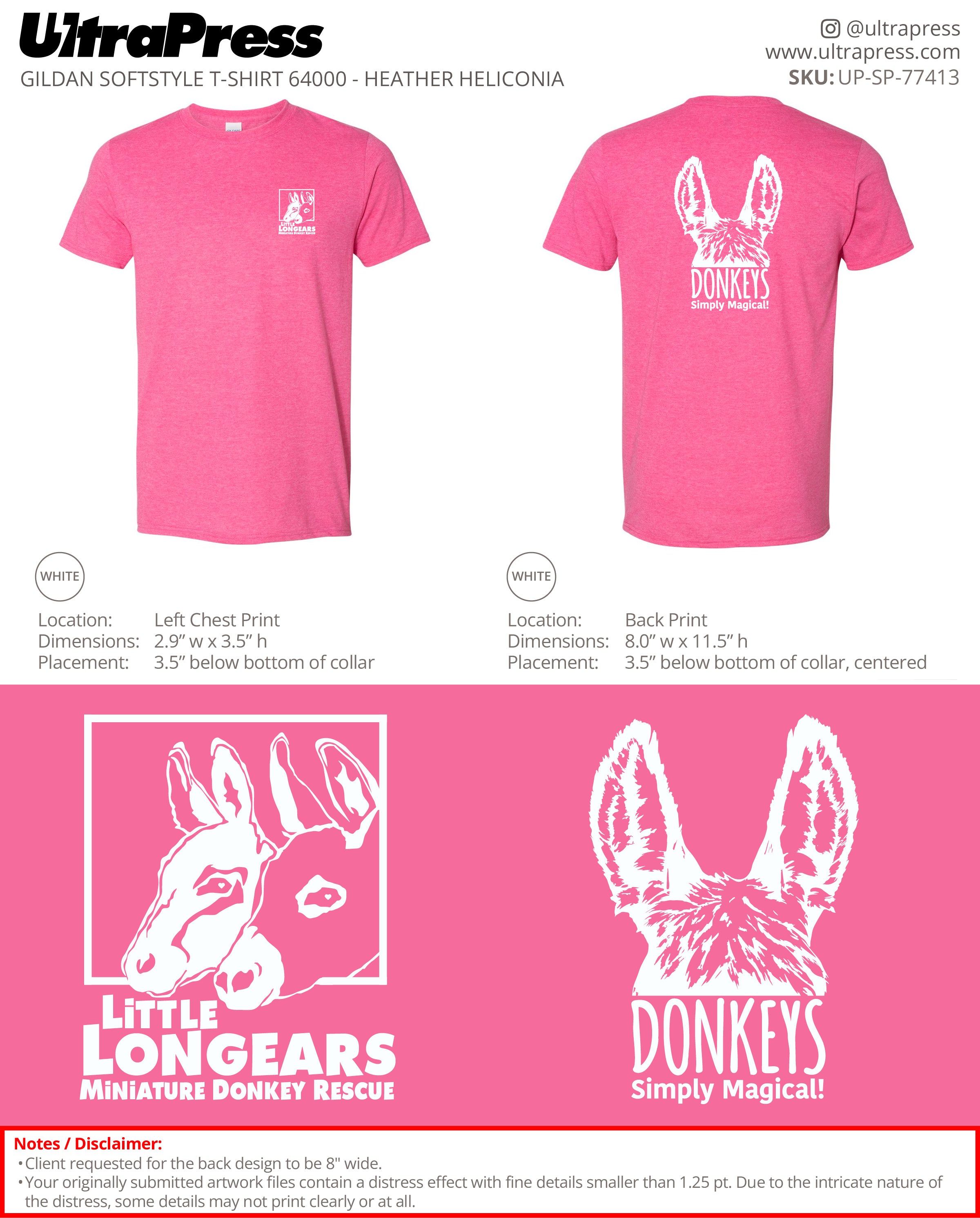 UP-SP-77413 Little Longears - Cheryl Pokorny 100 Pieces Package (Bulk)