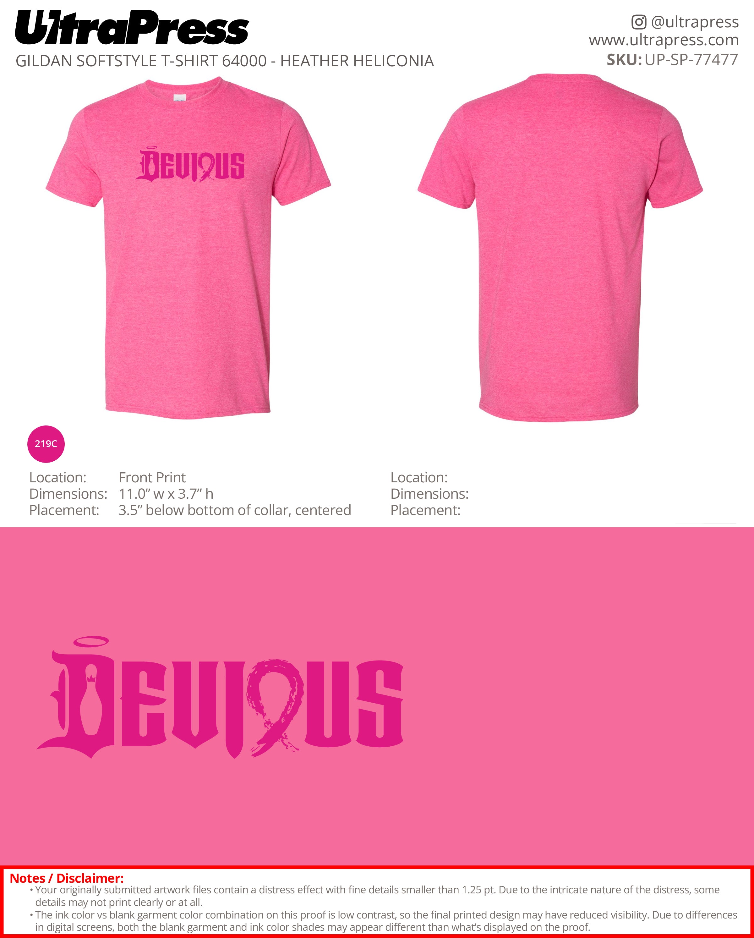 UP-SP-77477 Devious - Jesse Segna 100 Pieces Package (Bulk)