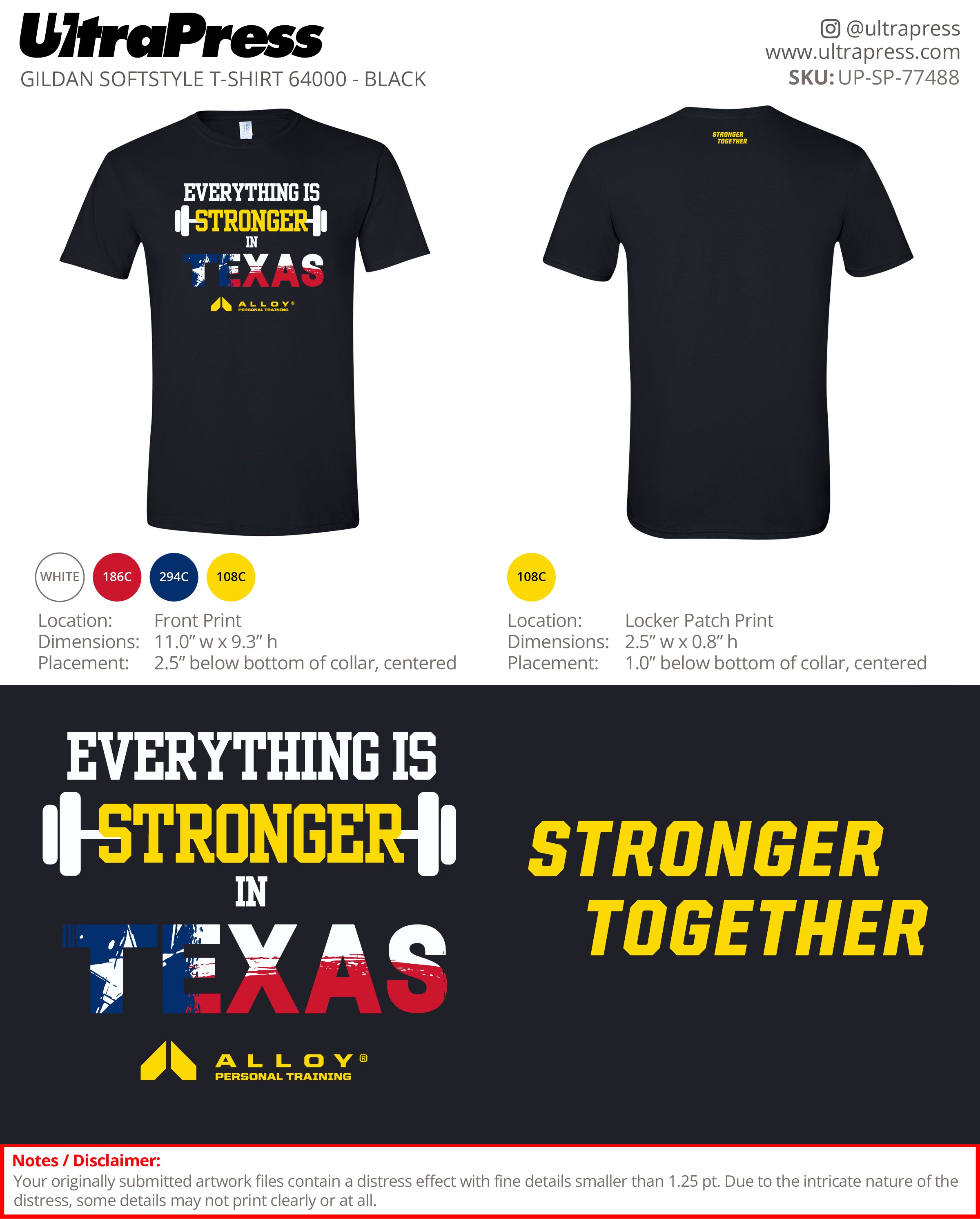 UP-SP-77488 Everything is Stronger in Texas - Nicole McIntosh 100 Min Qty (Bulk)