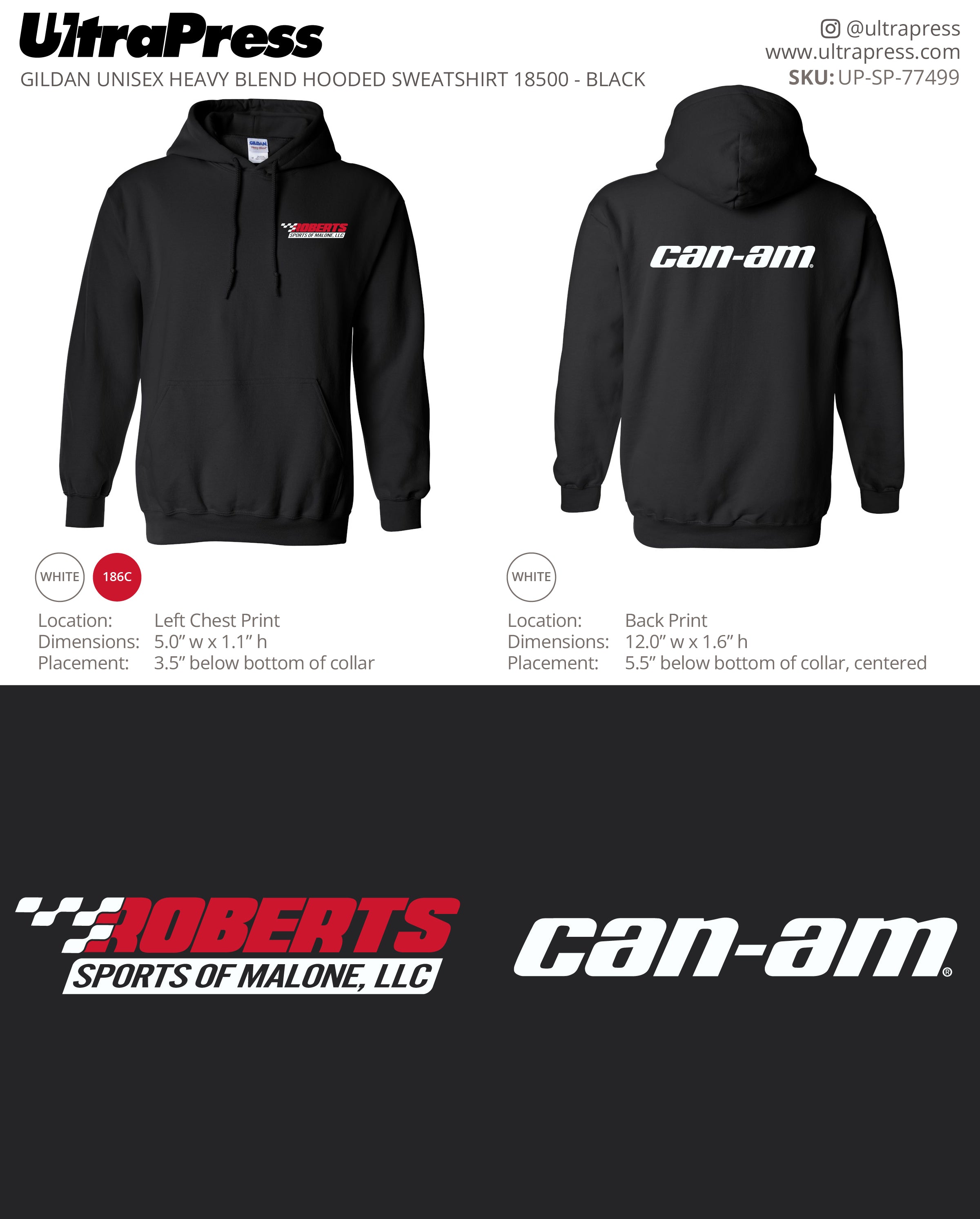 UP-SP-77499 Roberts Sports of Malone, LLC - Pattie Hogan 50 Min Qty (Bulk)