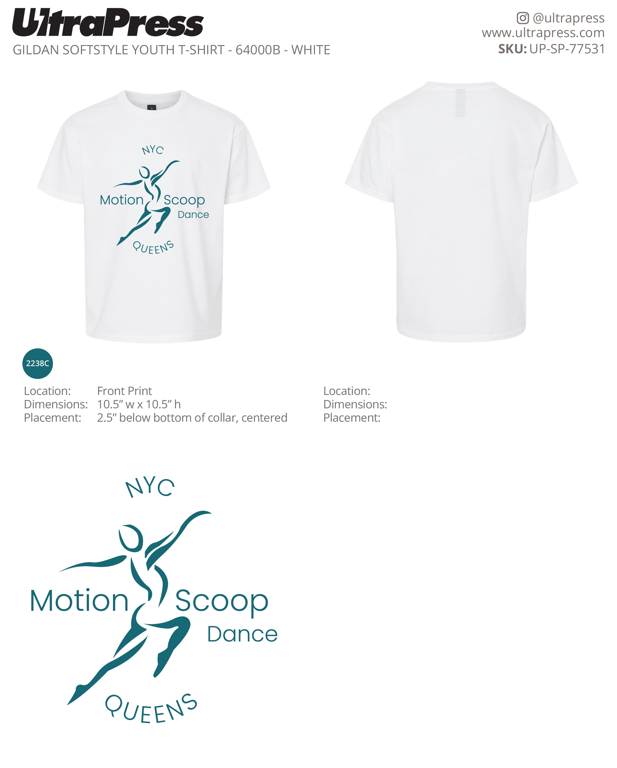 UP-SP-77531 NYC Motion Scoop Dance - Mari Vasconez 100 Min Qty (Bulk)