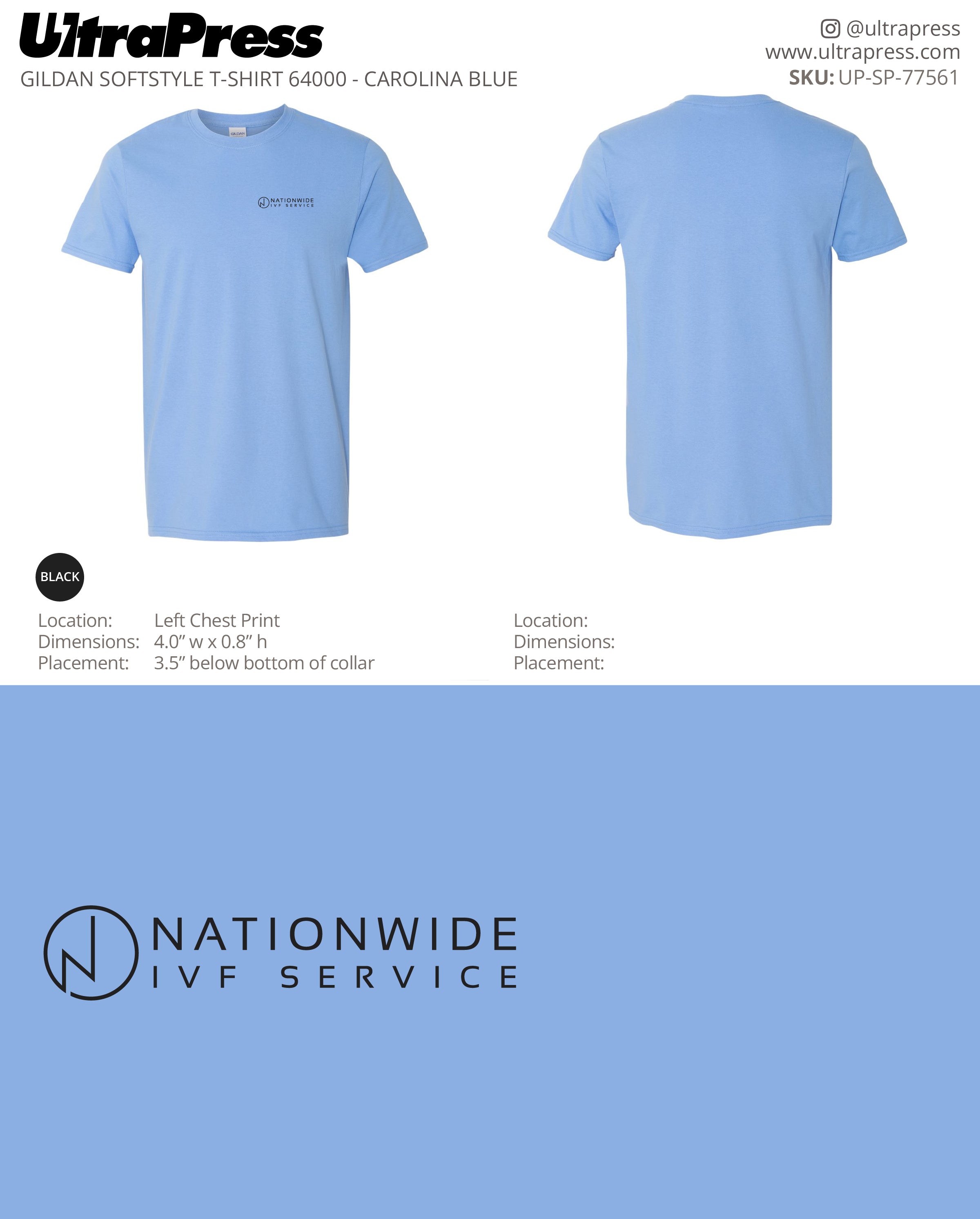 UP-SP-77561 Nationwide IVF Service - Matt Haley 100 Min Qty (Bulk)