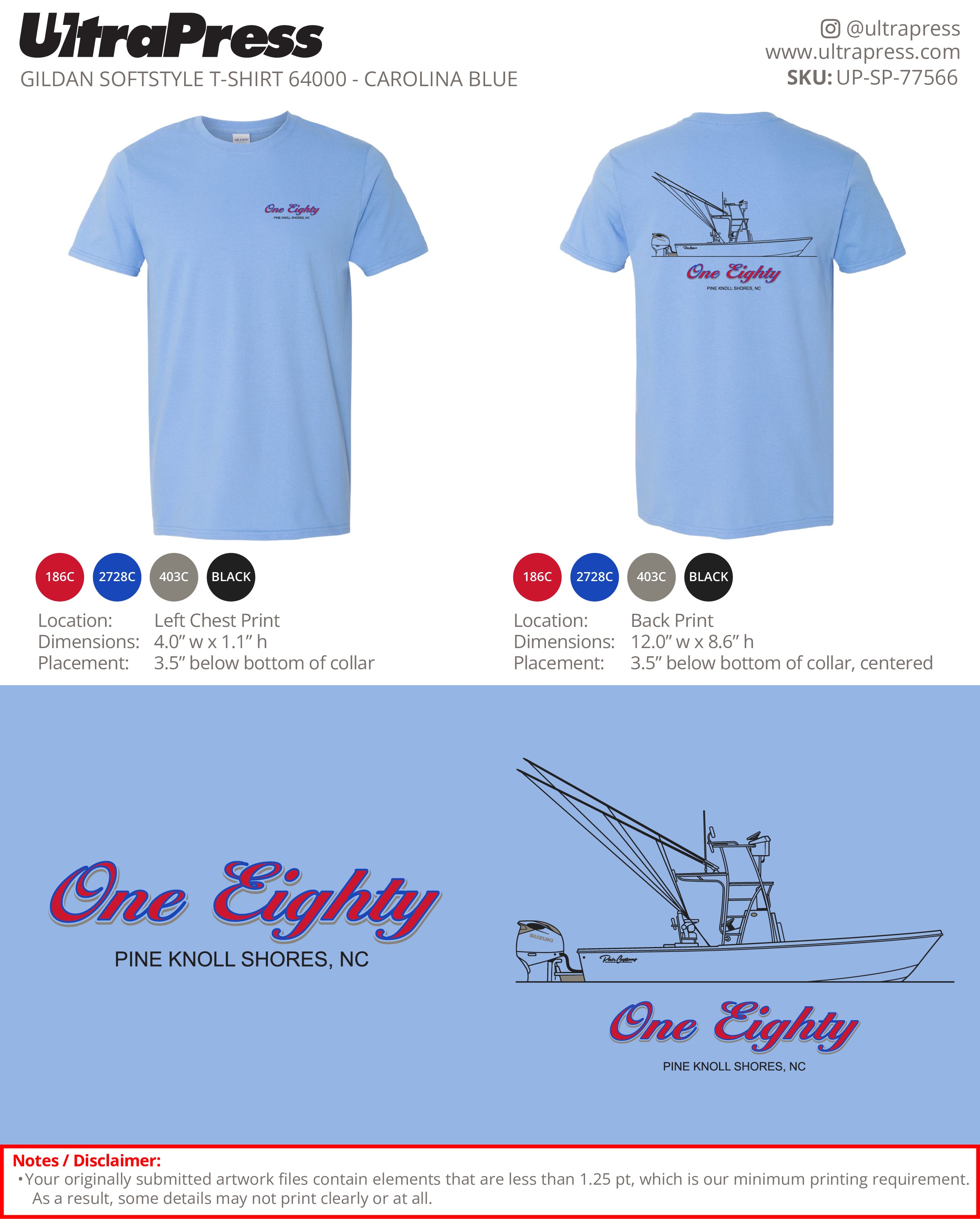 UP-SP-77566 One Eighty - Joel Fickling 100 Min Qty (Bulk)