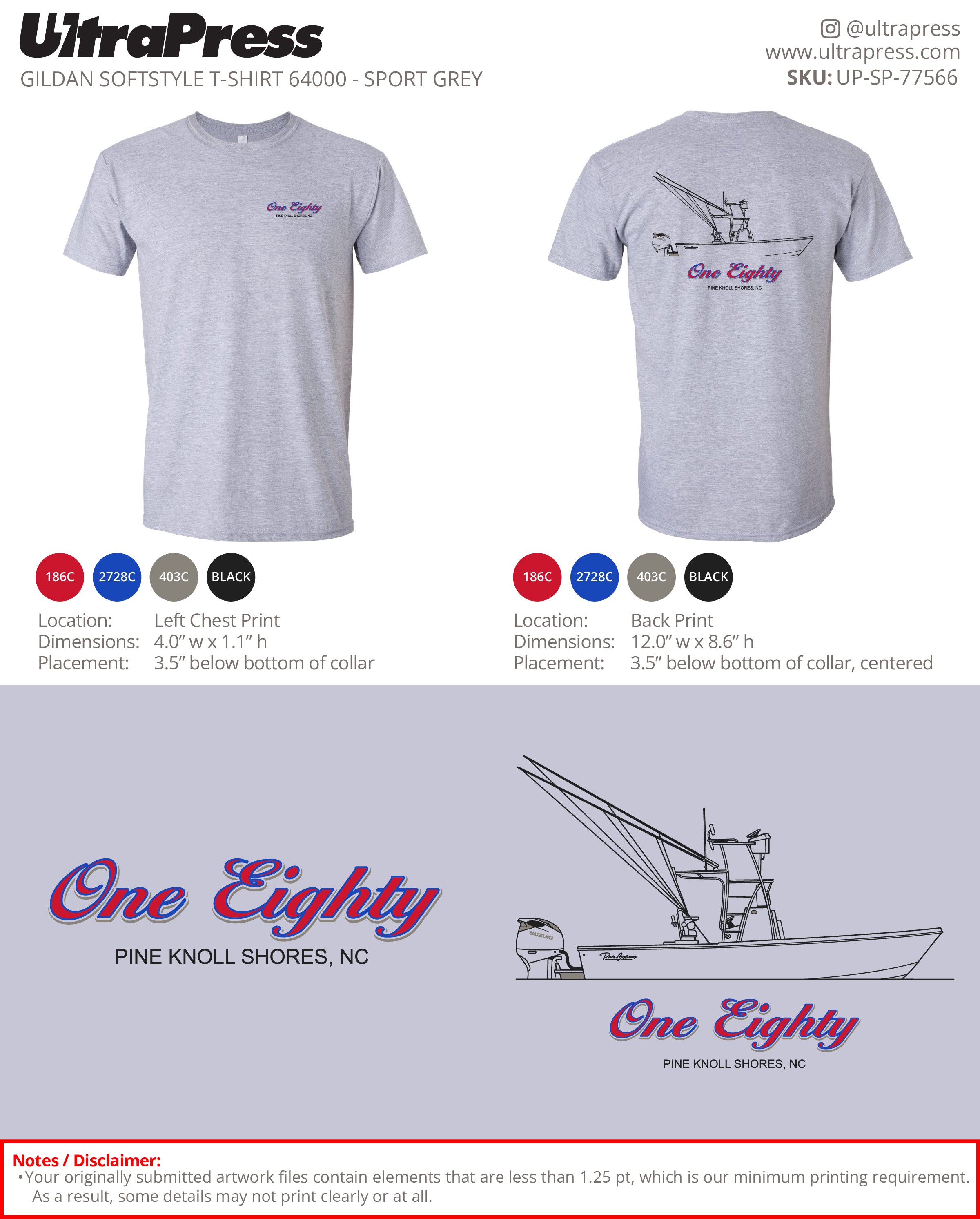 UP-SP-77566 One Eighty - Joel Fickling 100 Min Qty (Bulk)