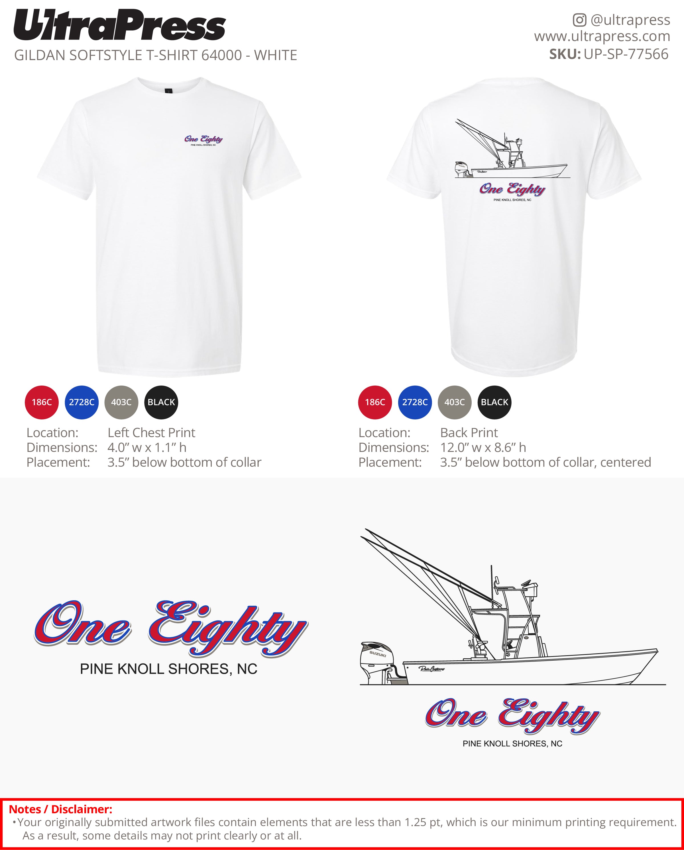 UP-SP-77566 One Eighty - Joel Fickling 100 Min Qty (Bulk)