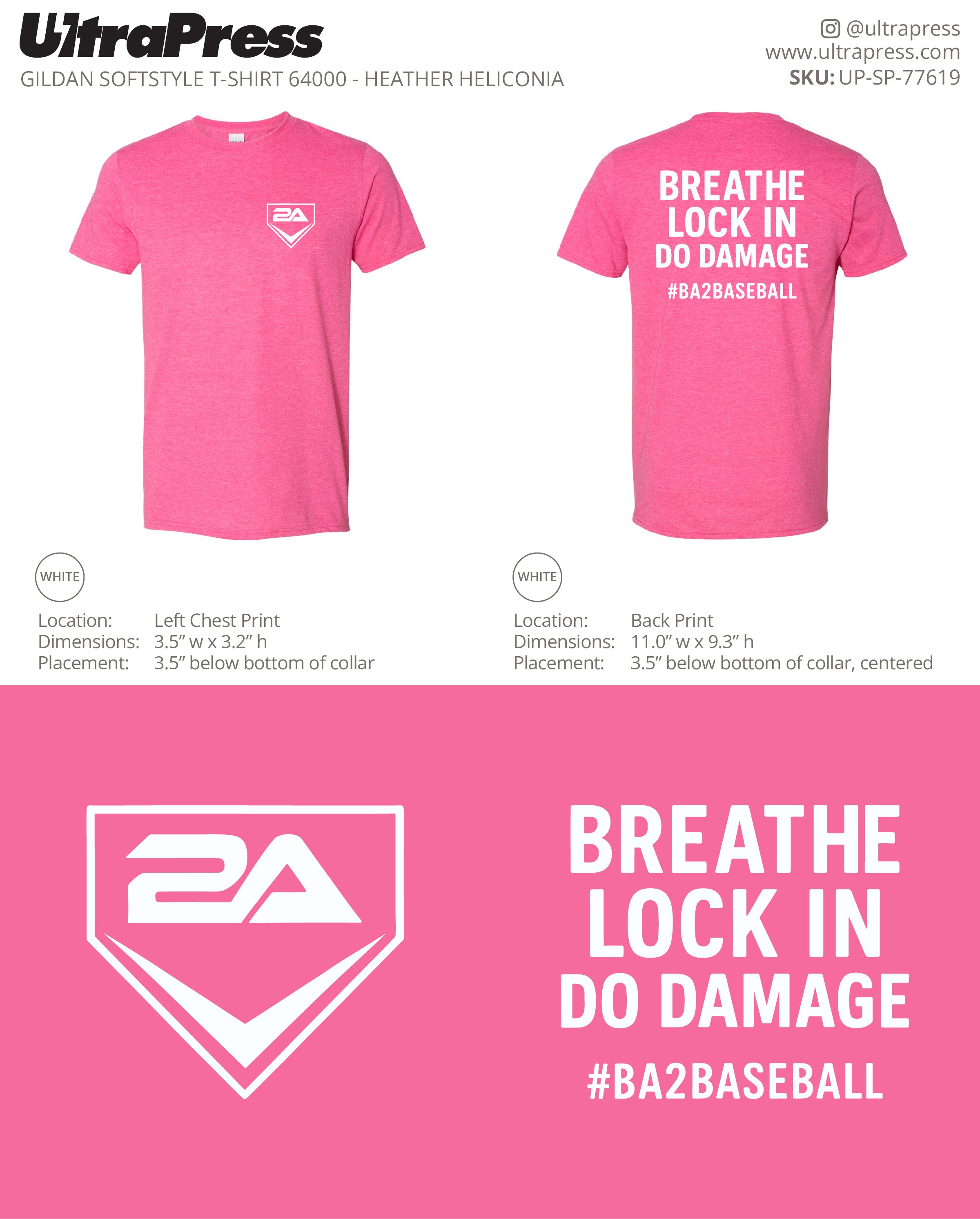 UP-SP-77619 #BA2BASEBALL - BREATHE Greensboro Yard Goats 100 Min Qty (Bulk)