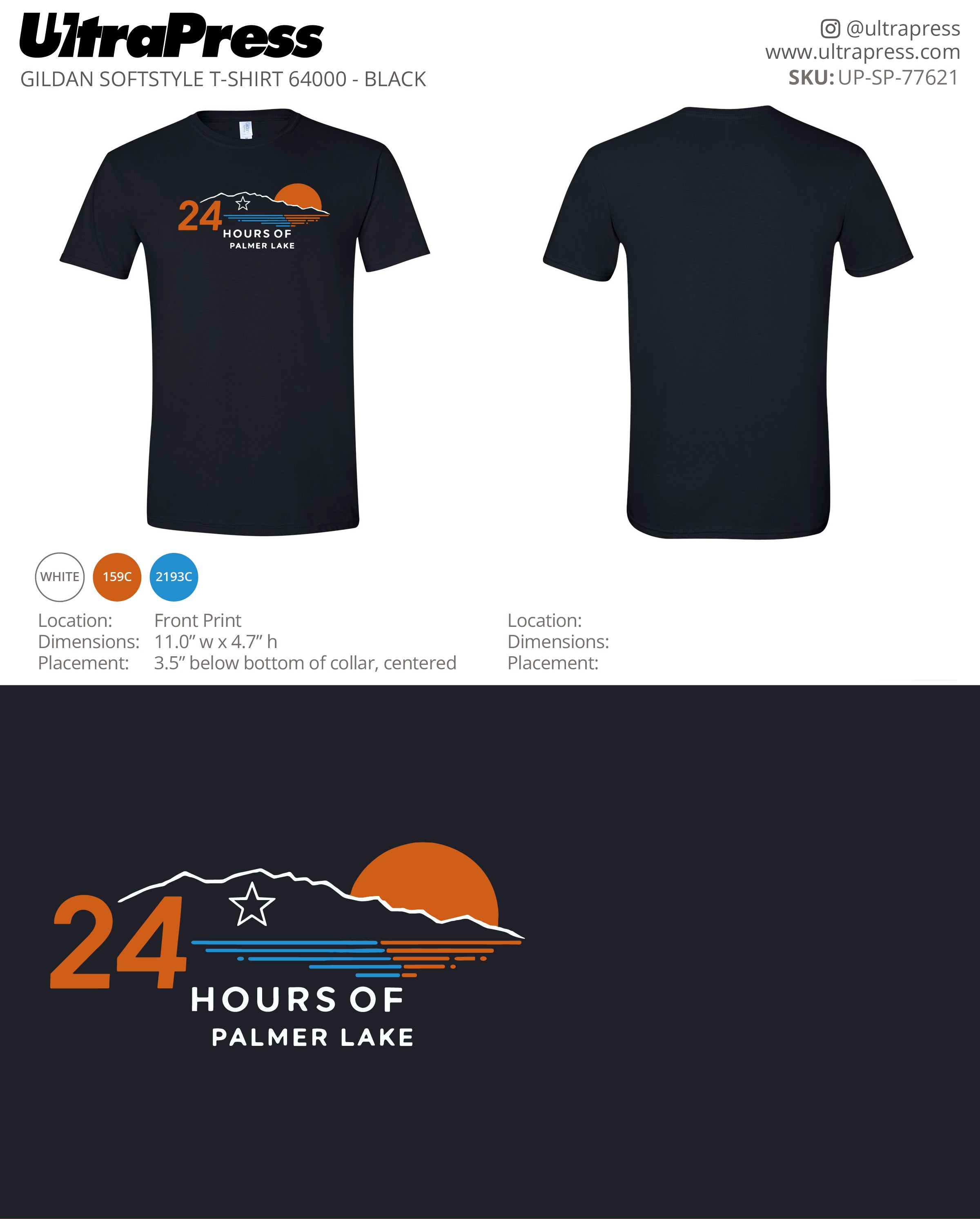 UP-SP-77621 Hours of Palmer Lake - Lance Pearce 100 Min Qty (Bulk)