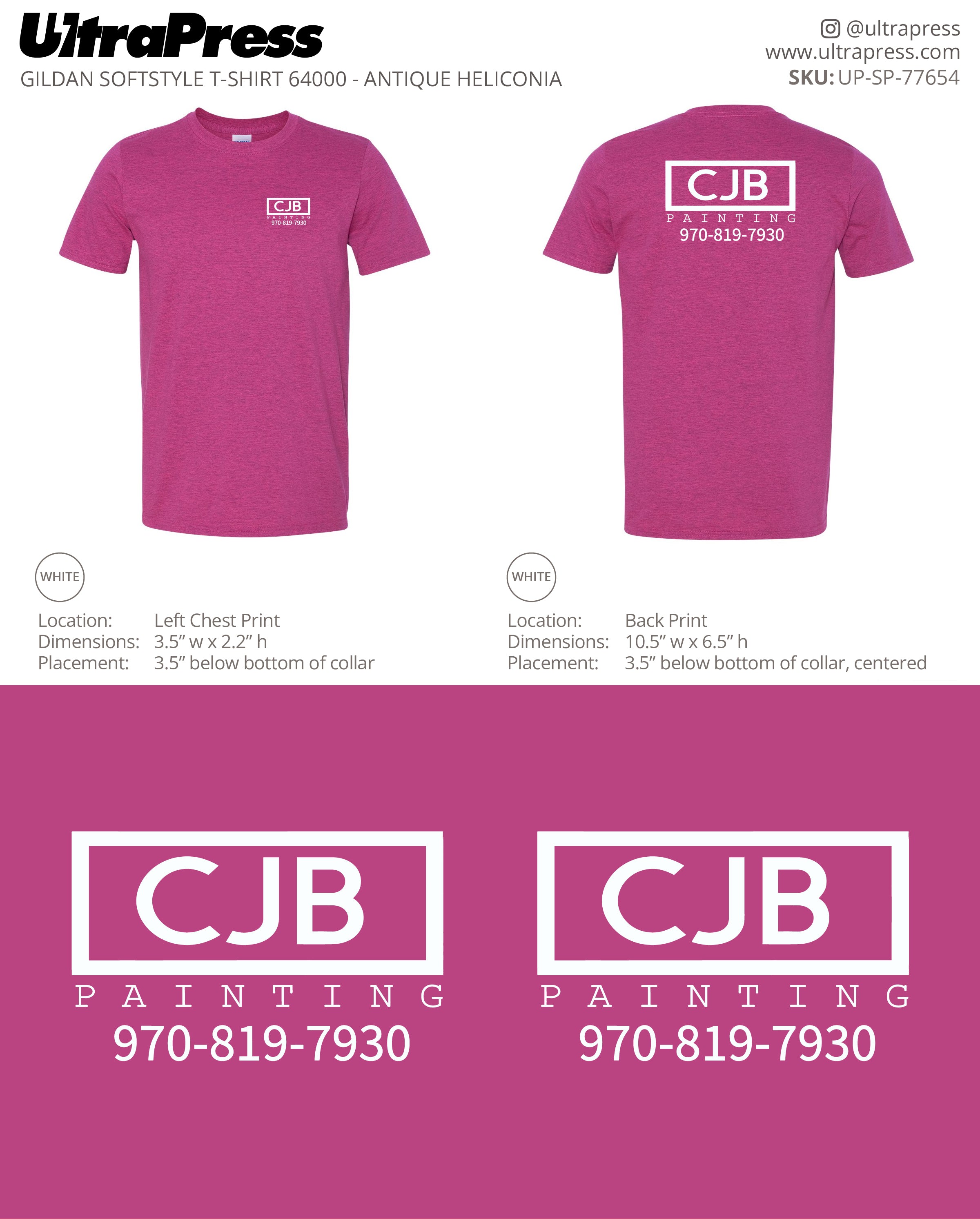 UP-SP-77654 CJB Painting - Chris Beresch 100 Min Qty (Bulk)