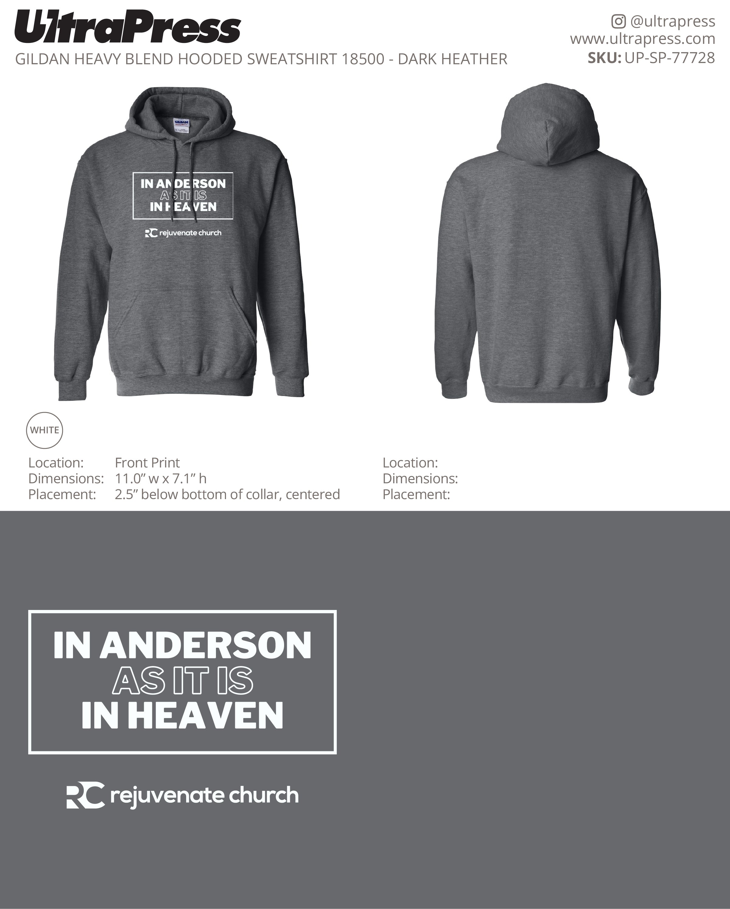 UP-SP-77728 In Anderson As It Is In Heaven - Jason Wilson 50 Min Qty (Bulk)