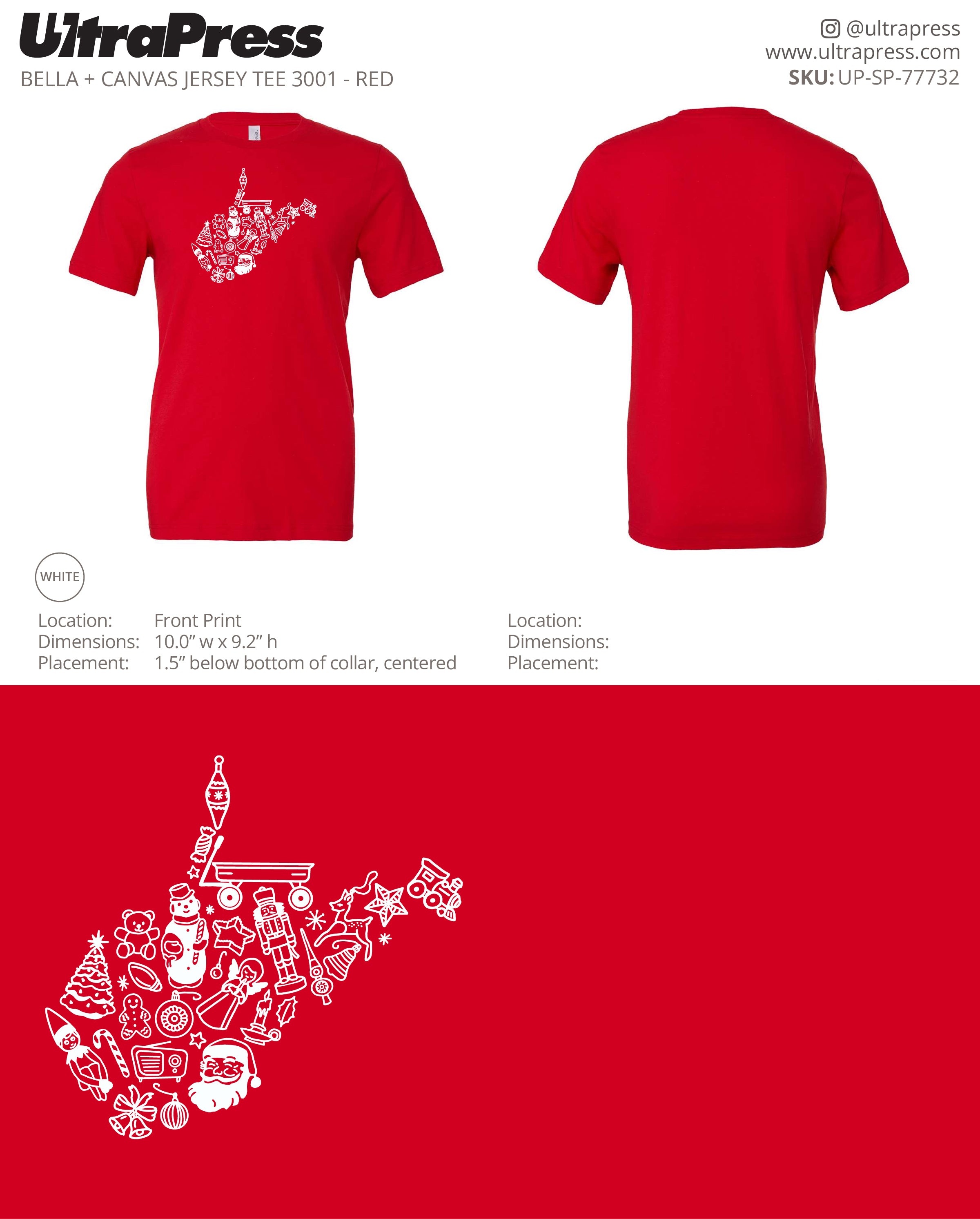 UP-SP-77732 WV Vintage Christmas - Jenna Reed 100 Min Qty (Bulk)