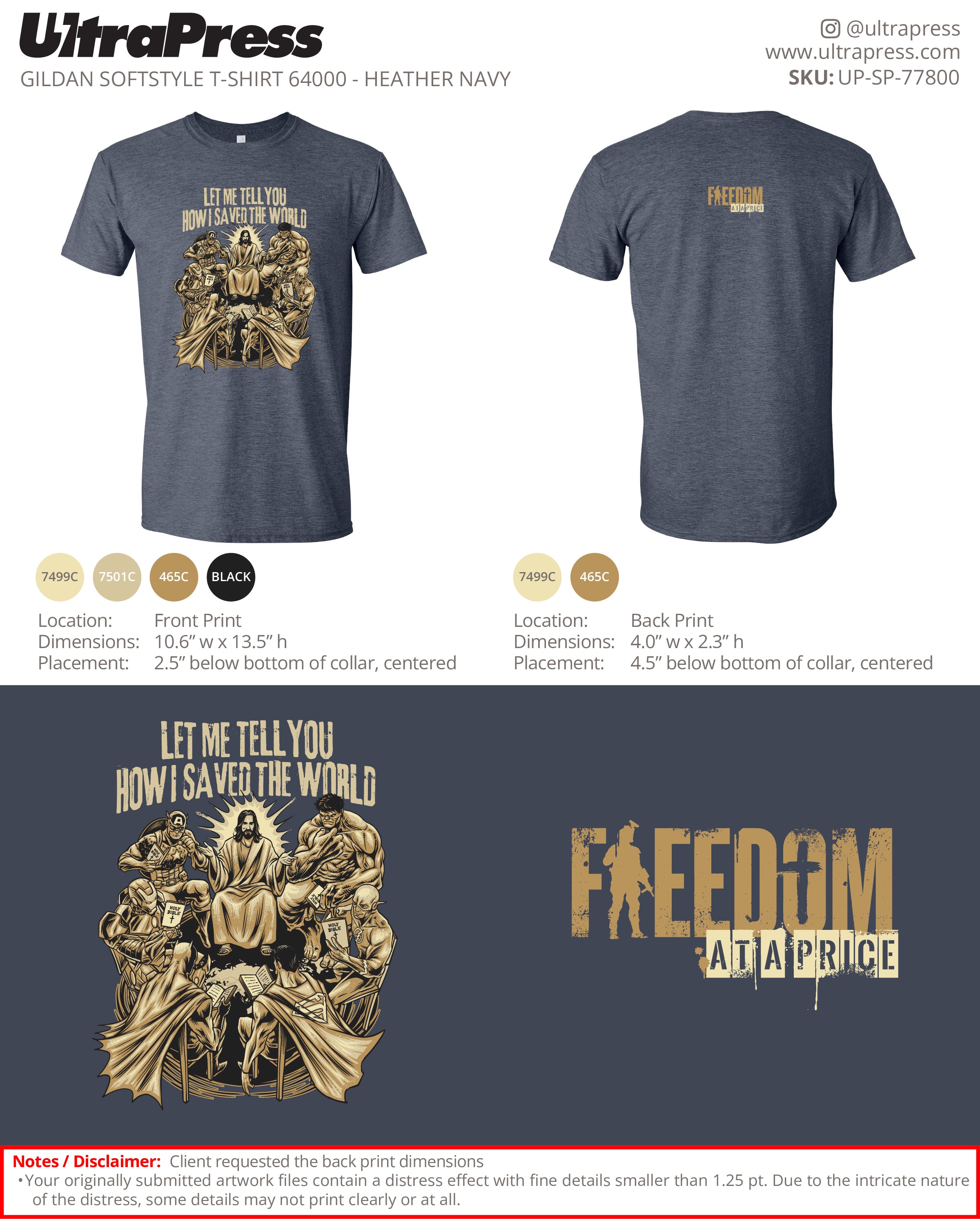 UP-SP-77800 Freedom At A Price - Benjamin Hutchins 100 Min Qty (Bulk)