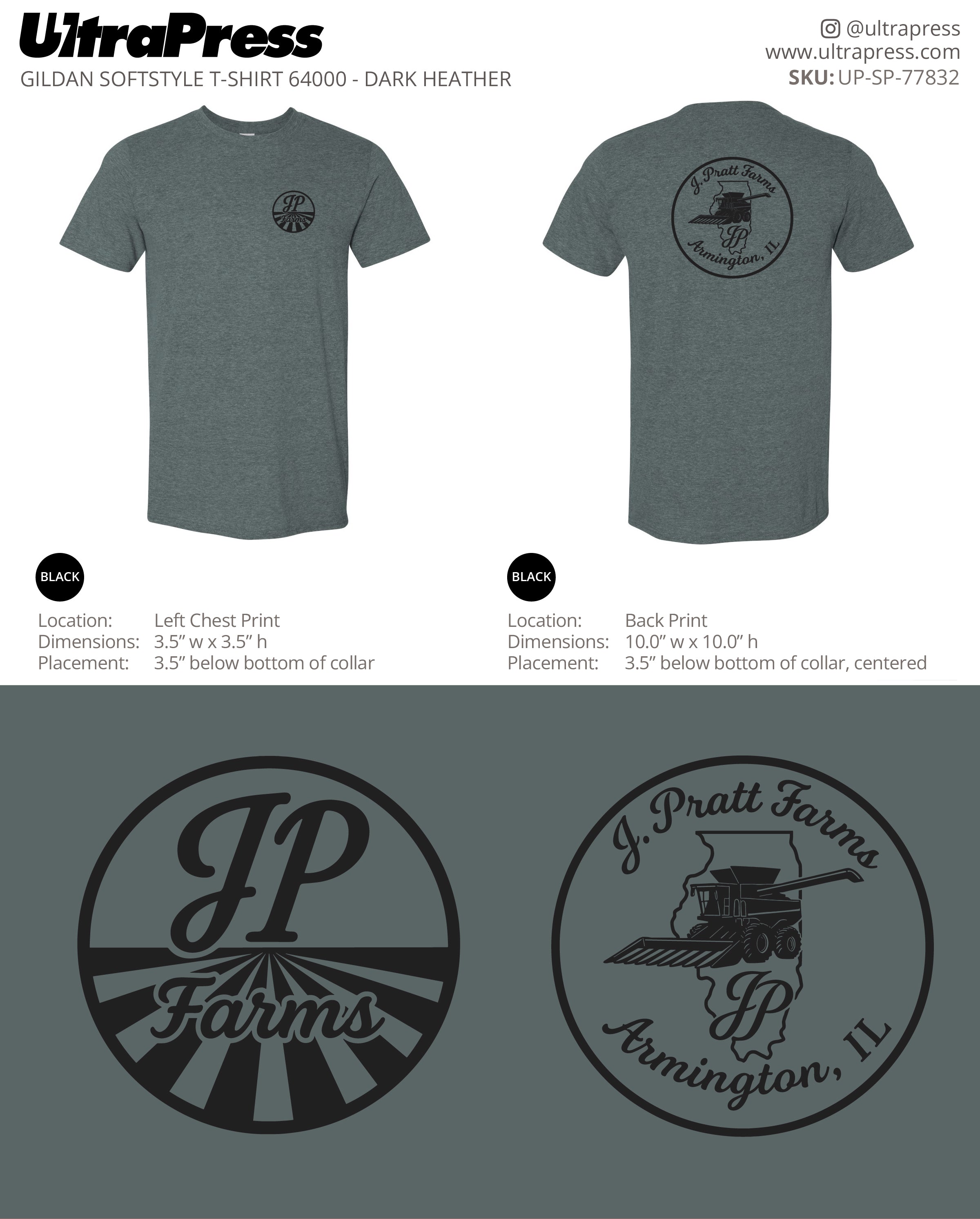 UP-SP-77832 JP Farms - Jed Pratt 100 Pieces Package (Bulk)