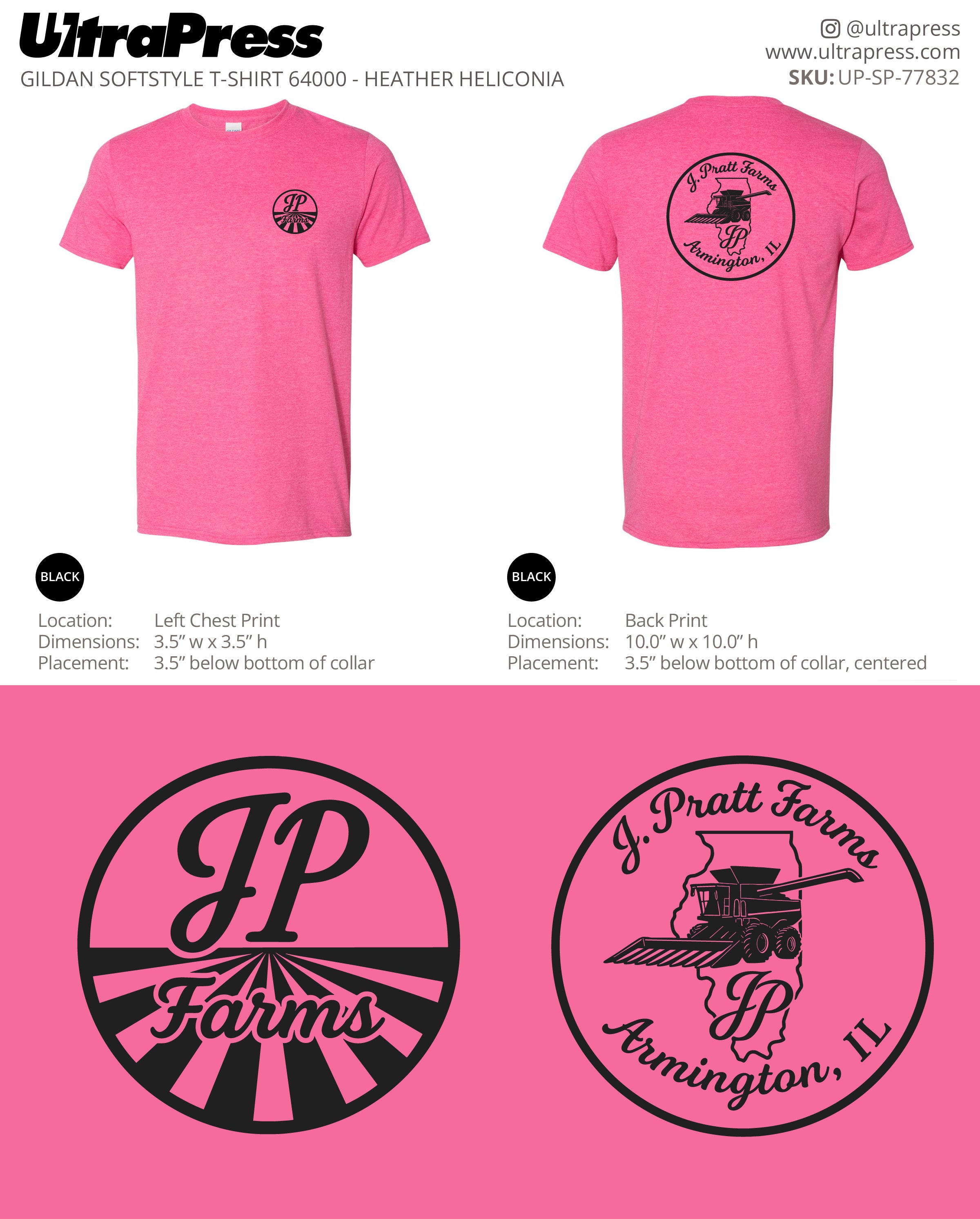 UP-SP-77832 JP Farms - Jed Pratt 100 Pieces Package (Bulk)