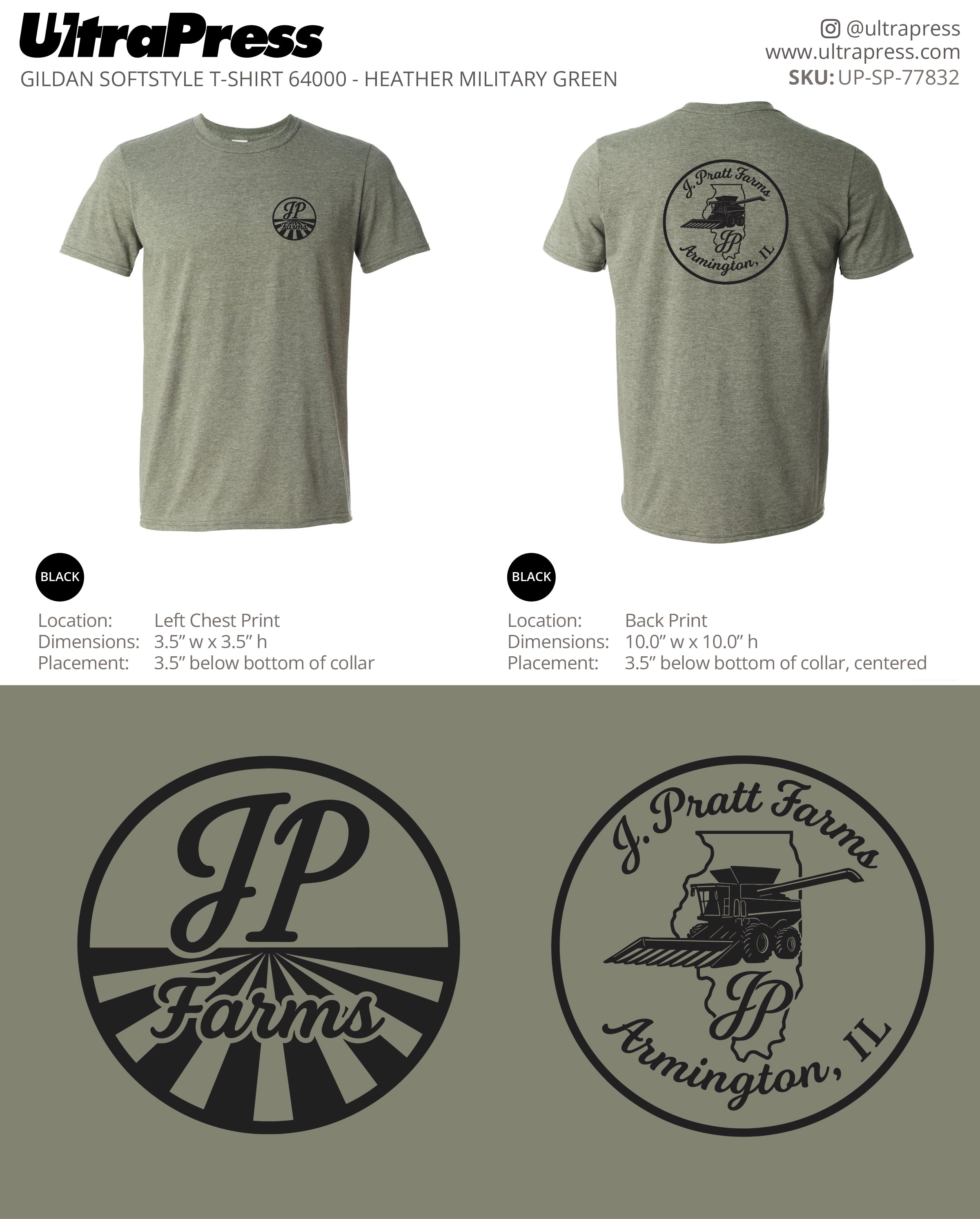 UP-SP-77832 JP Farms - Jed Pratt 100 Pieces Package (Bulk)