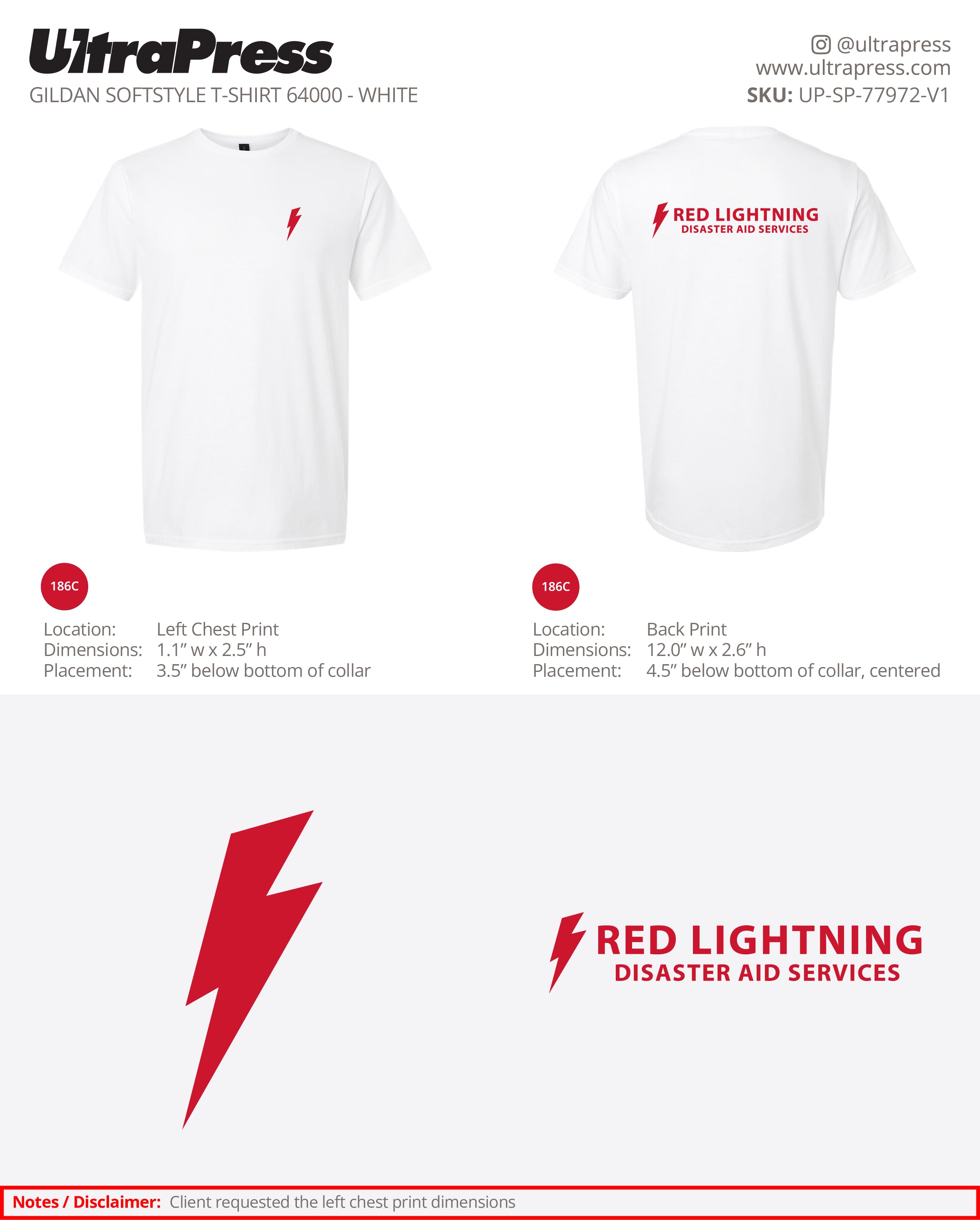 UP-SP-77972 Red Lightning - Michael Shiffler 100 Pieces Package Deal (Bulk)
