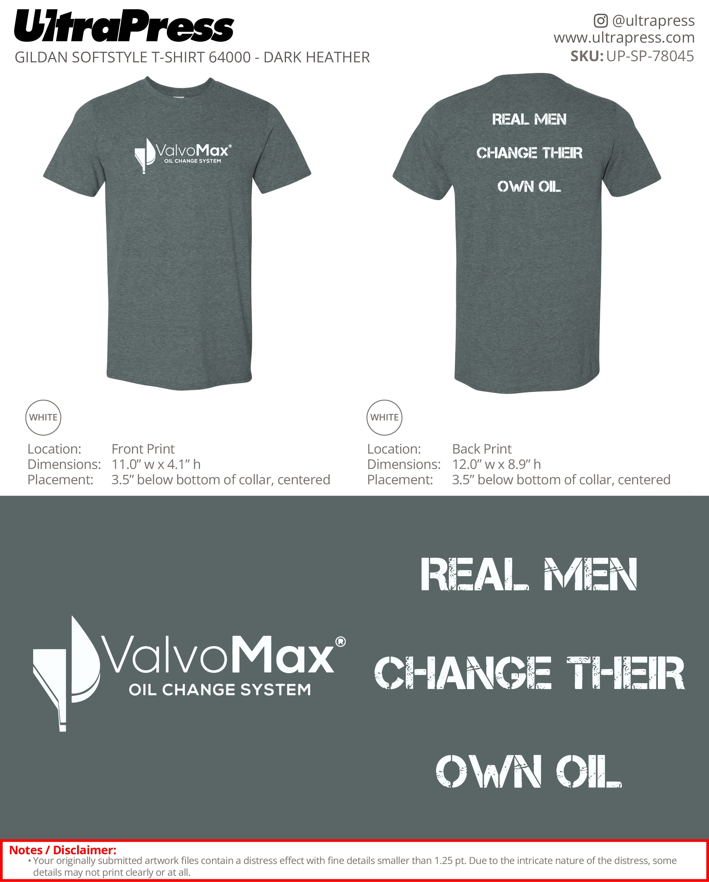 UP-SP-78045 ValvoMax - Mike Burns 100 Min Qty (Bulk)