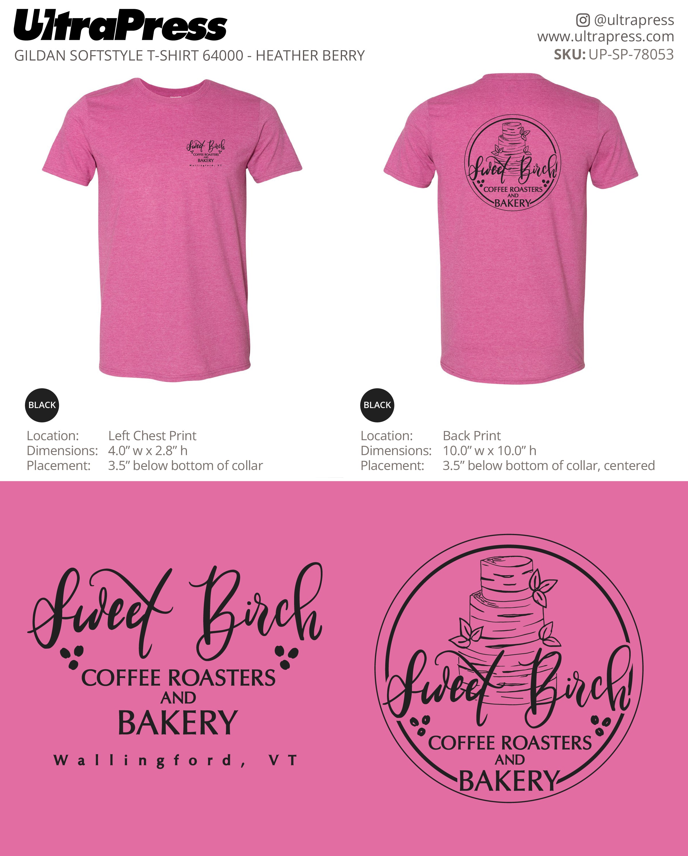 UP-SP-78053 Sweet Birch Coffee Roasters and Bakery - Chloe Gellenthien 100 Min Qty (Bulk)