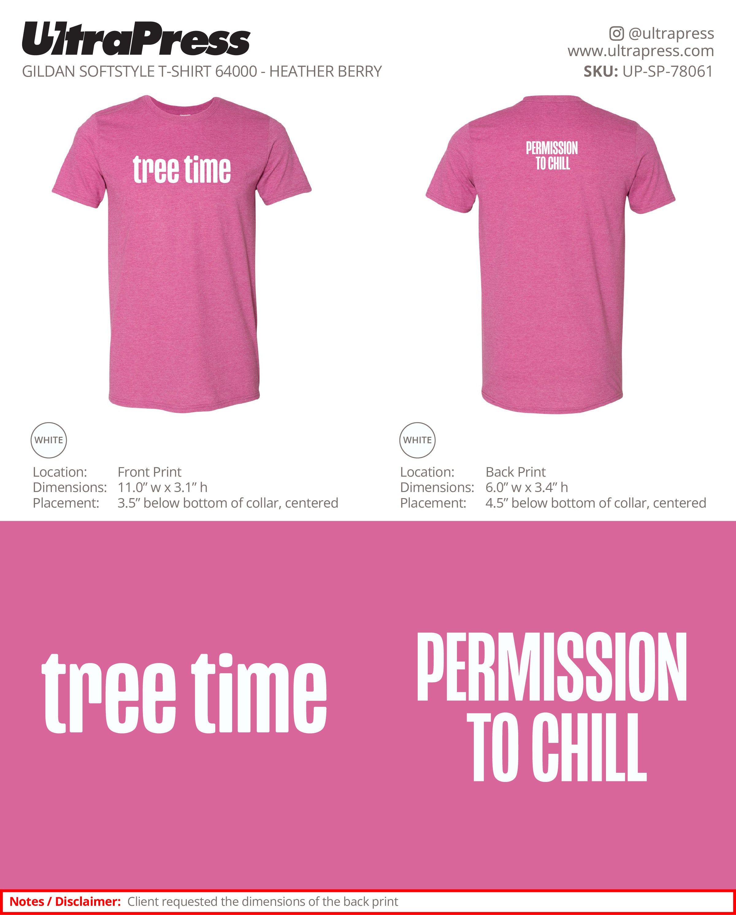 UP-SP-78061 Tree Time - Chris Borreson 100 Min Qty (Bulk)