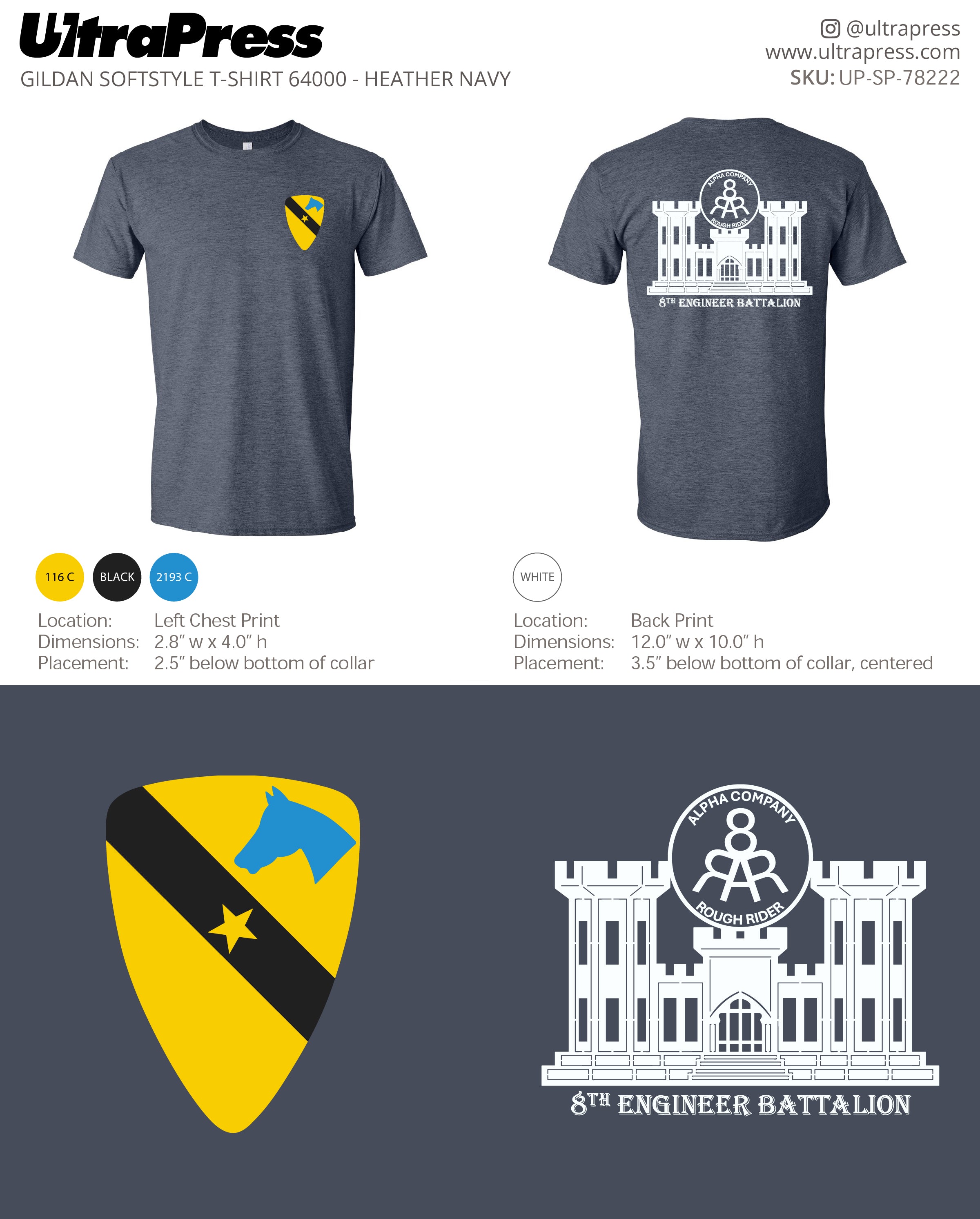 UP-SP-78222 Alpha Company - Joshua Hall 100 Pieces Package (Bulk)