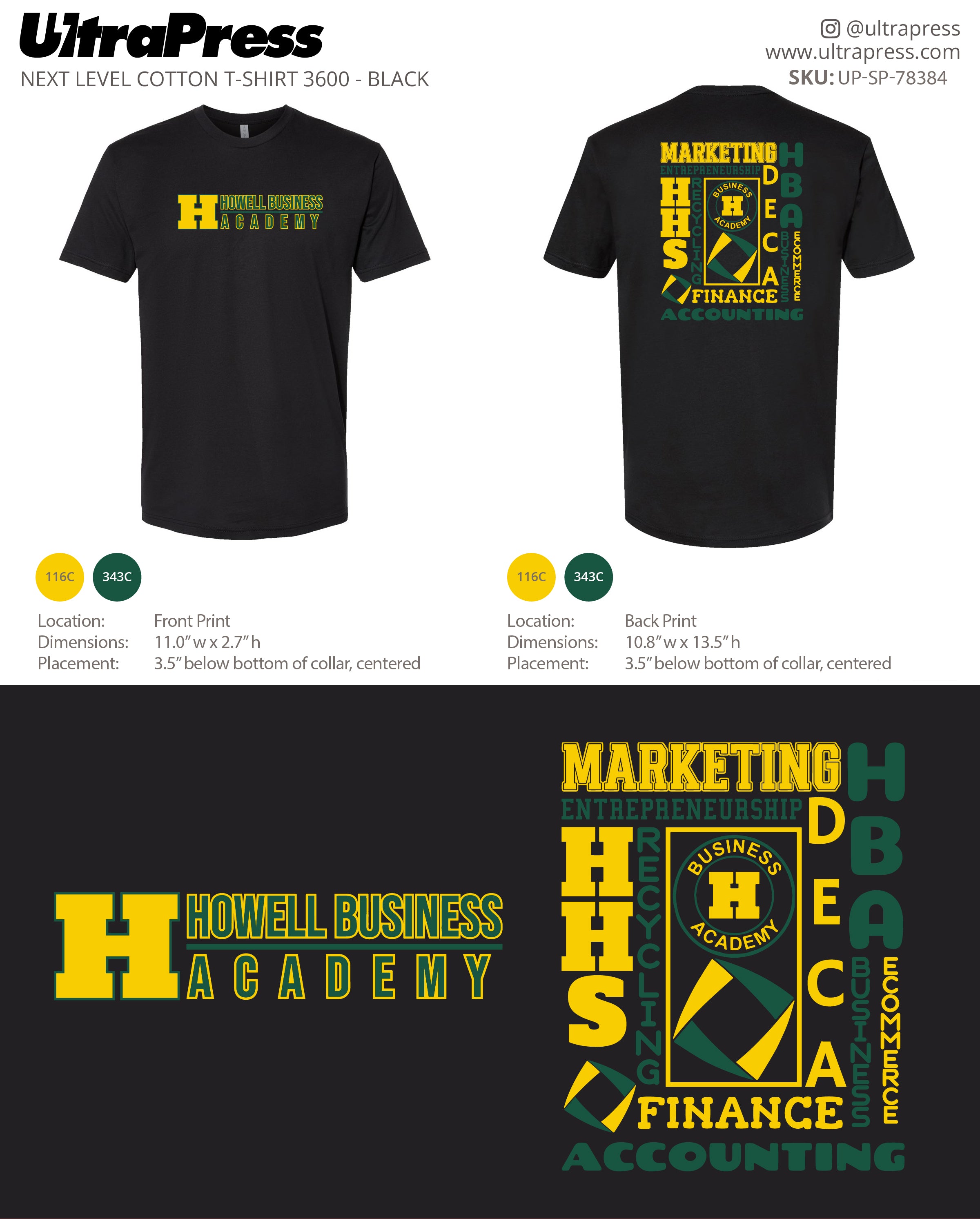 UP-SP-78384 Howell Business Academy - Matthew Pashak 100 Pieces Package (Bulk)