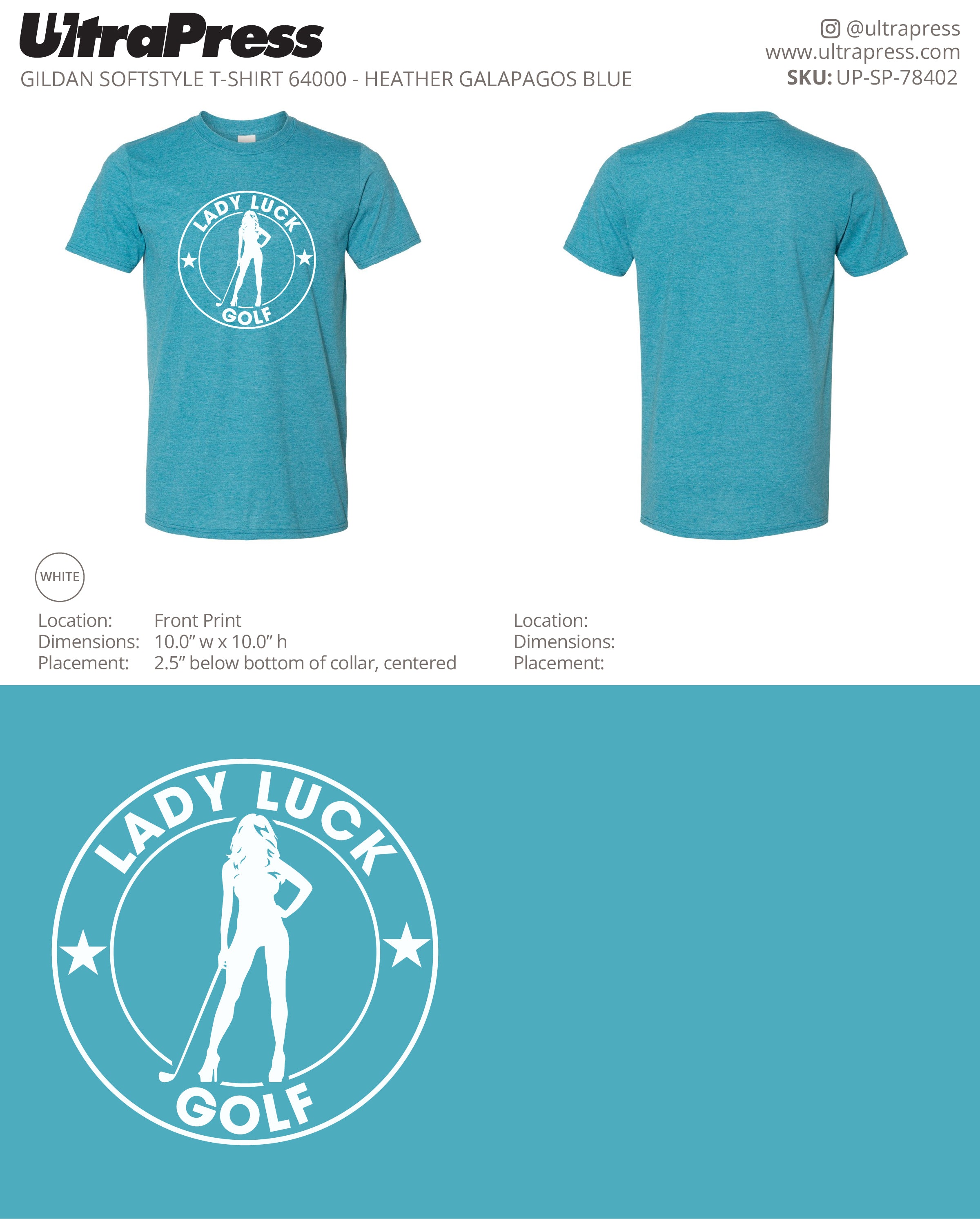 UP-SP-78402 Lady Luck Golf - Shawn Forbes 100 Pieces Package (Bulk)