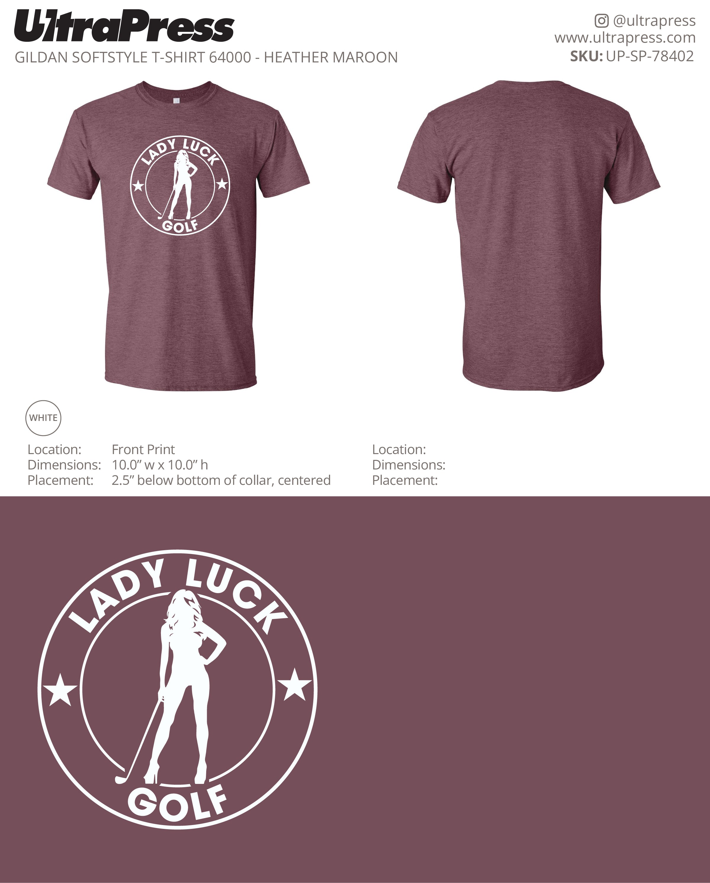 UP-SP-78402 Lady Luck Golf - Shawn Forbes 100 Pieces Package (Bulk)