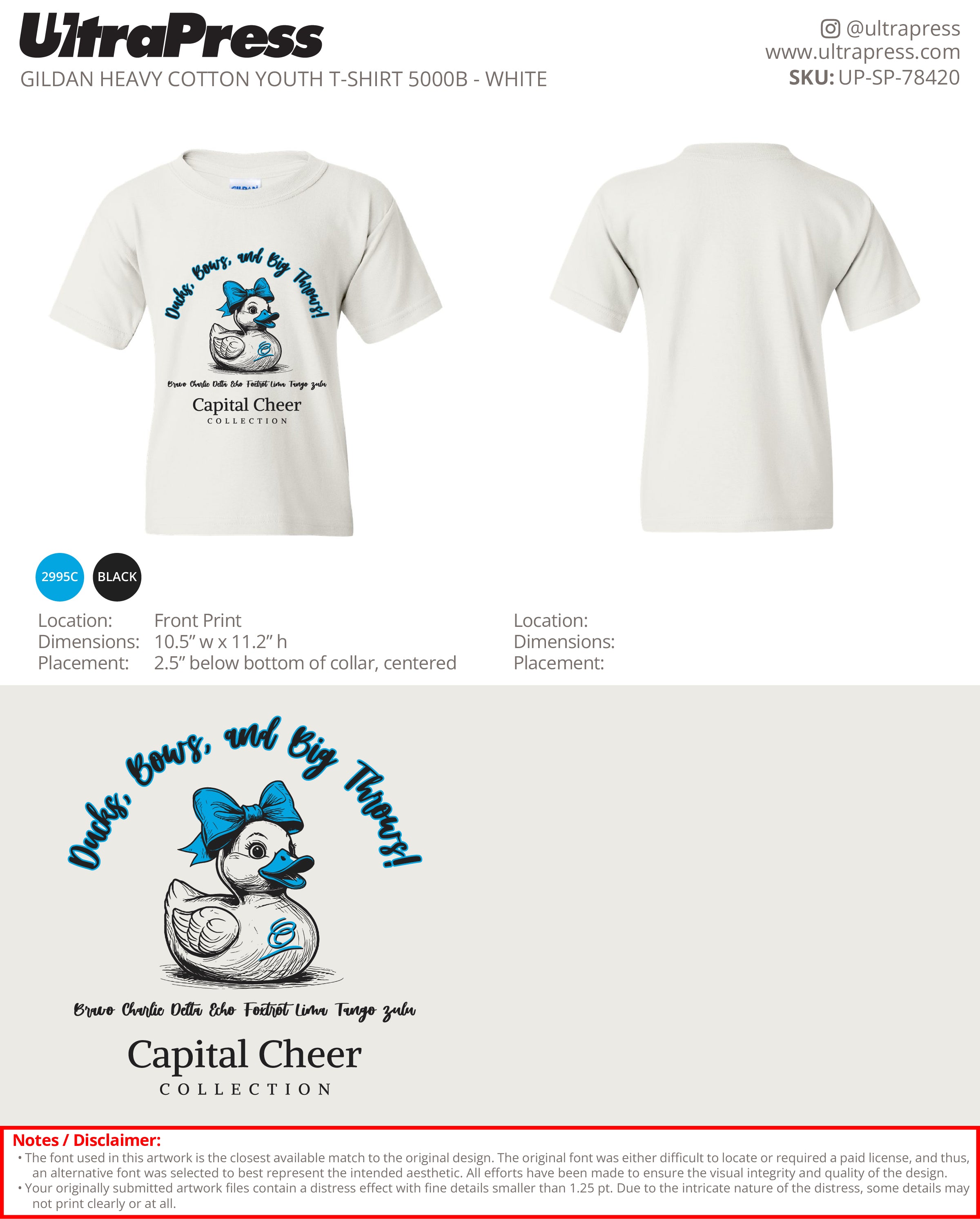 UP-SP-78420 The ducks bows and big throws - Stacey Cate Bologna 50 Min Qty (Bulk)