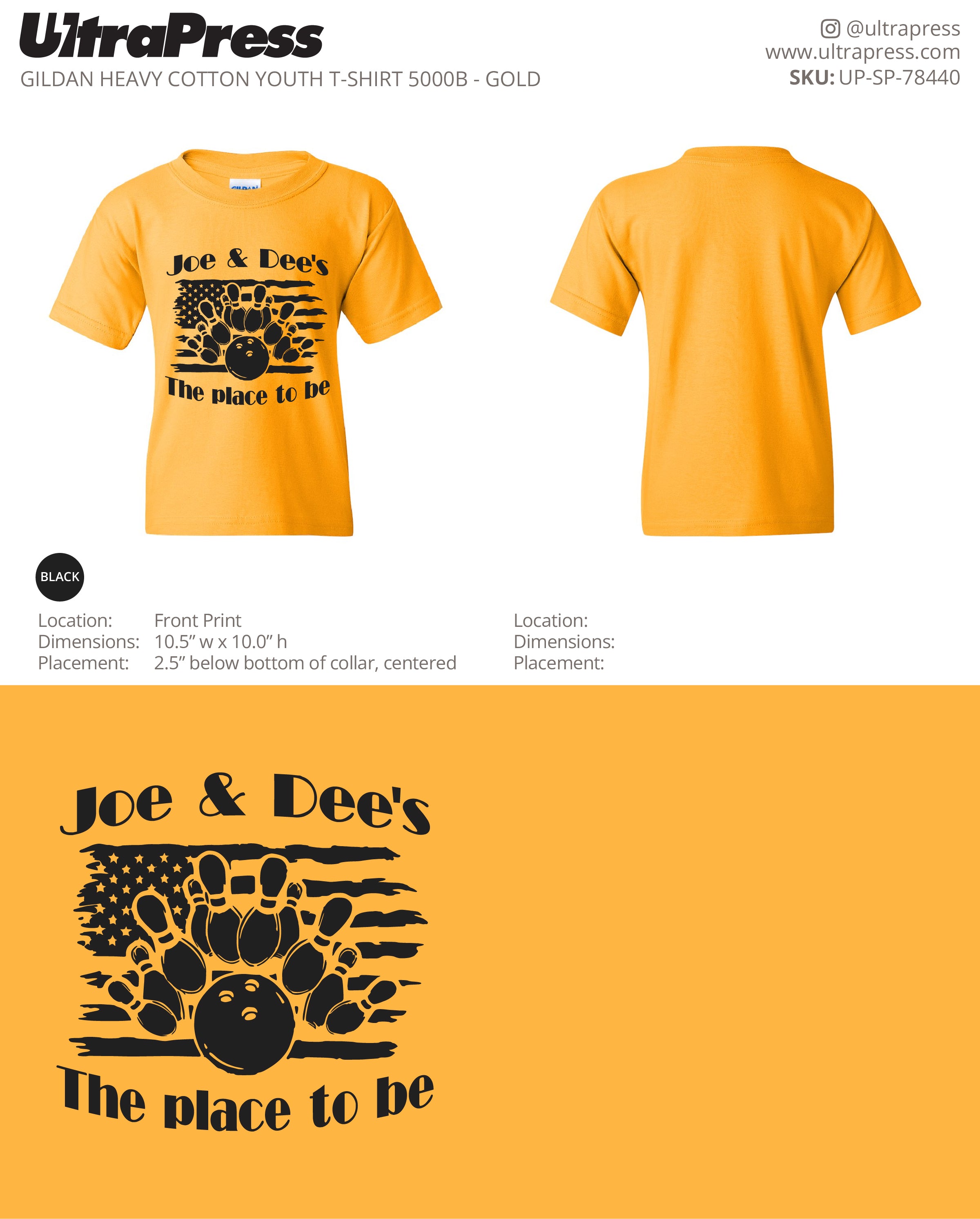 UP-SP-78440 Joe's and Dee's the place to be - Joe Kessel 100 Pieces Package (Bulk)