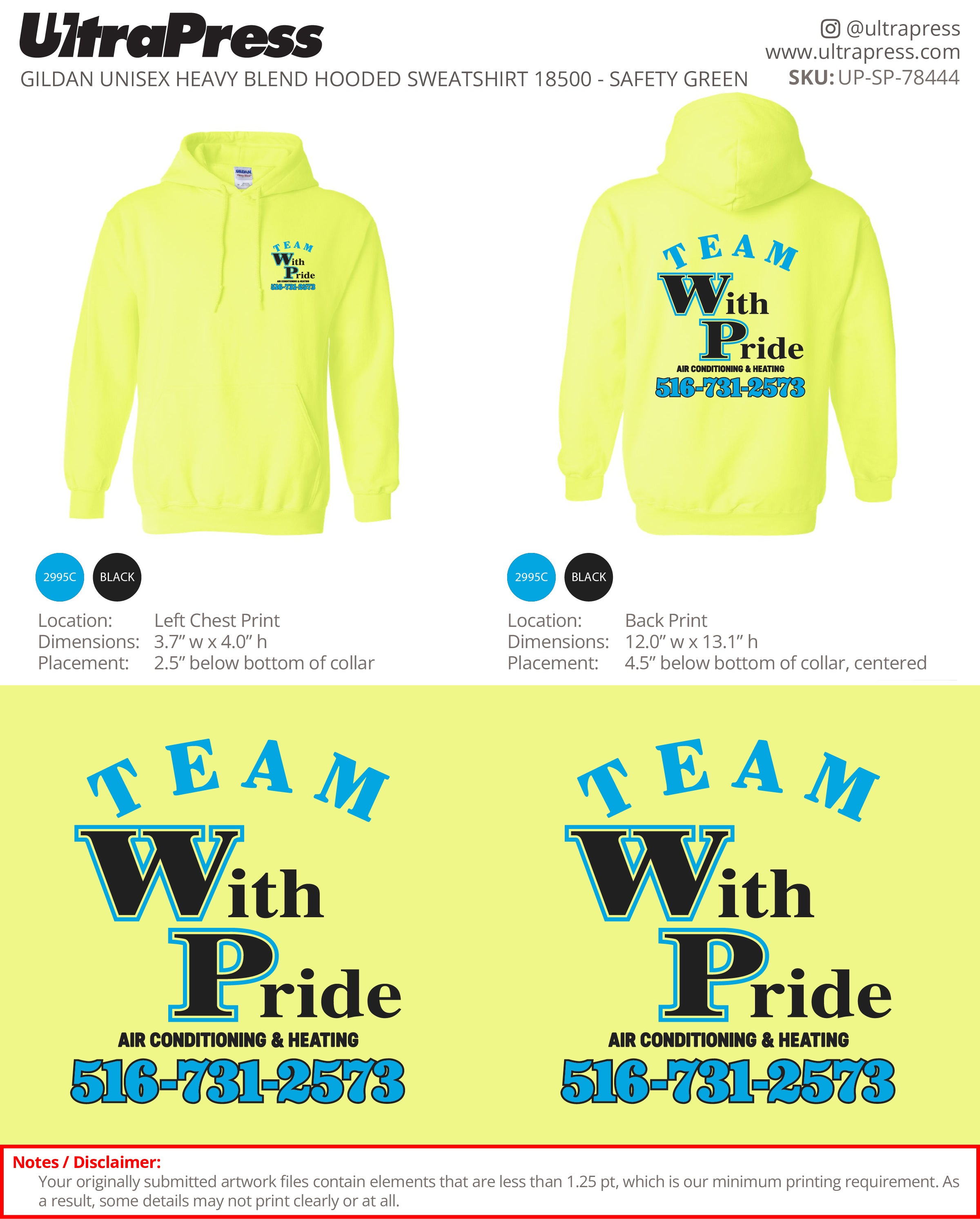 UP-SP-78444 Team with Pride - Morgan Taboada 50 Min Qty (Bulk)