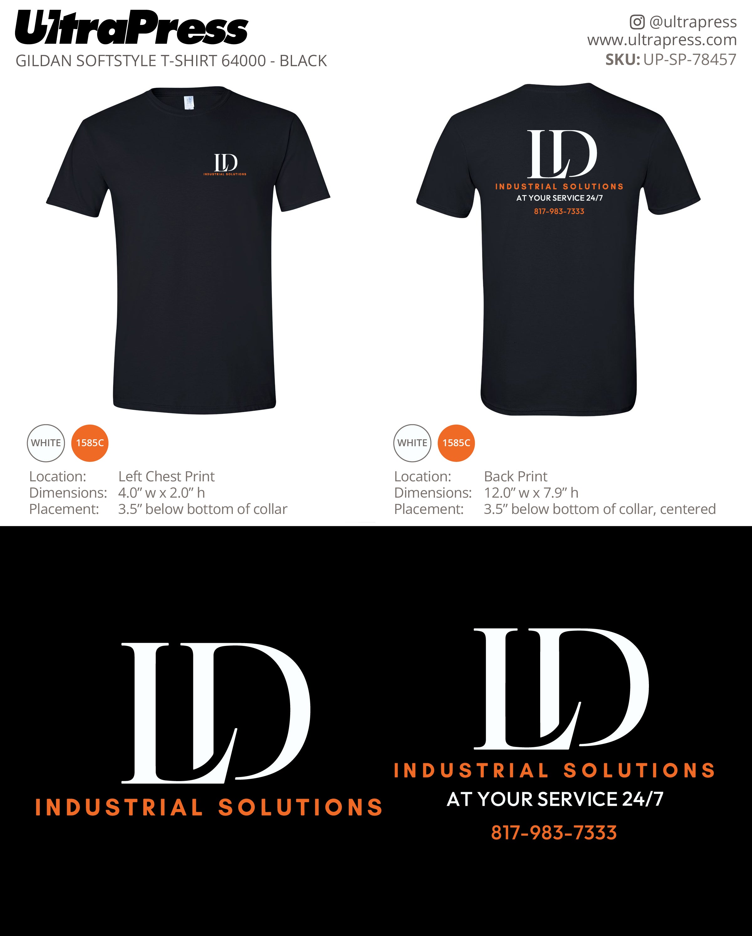 UP-SP-78457 LD Industrial Solutions - Daniel Groves 100 Min Qty (Bulk)