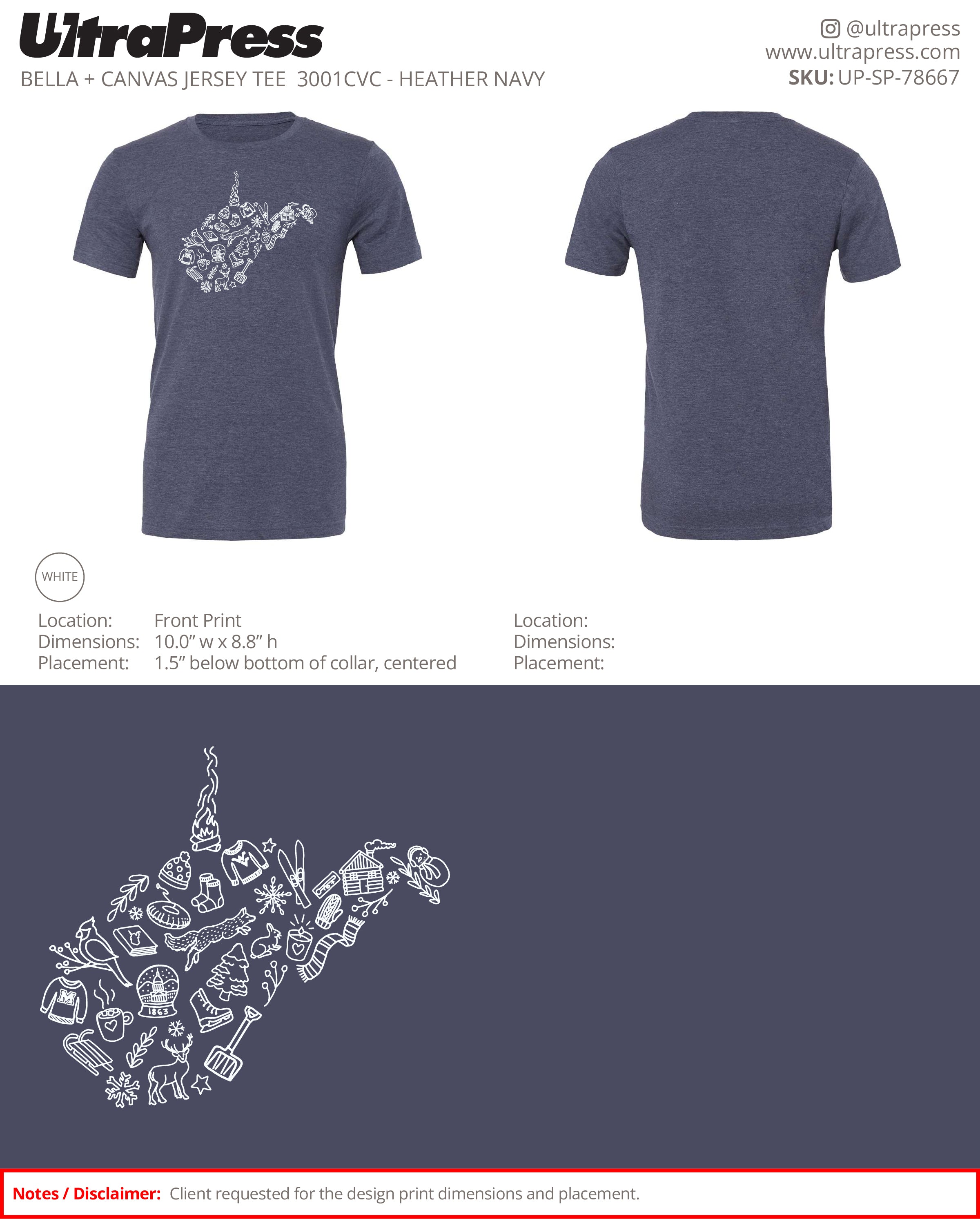 UP-SP-78667 WV Winter Design - Jenna Reed Hill 100 Min Qty (Bulk)