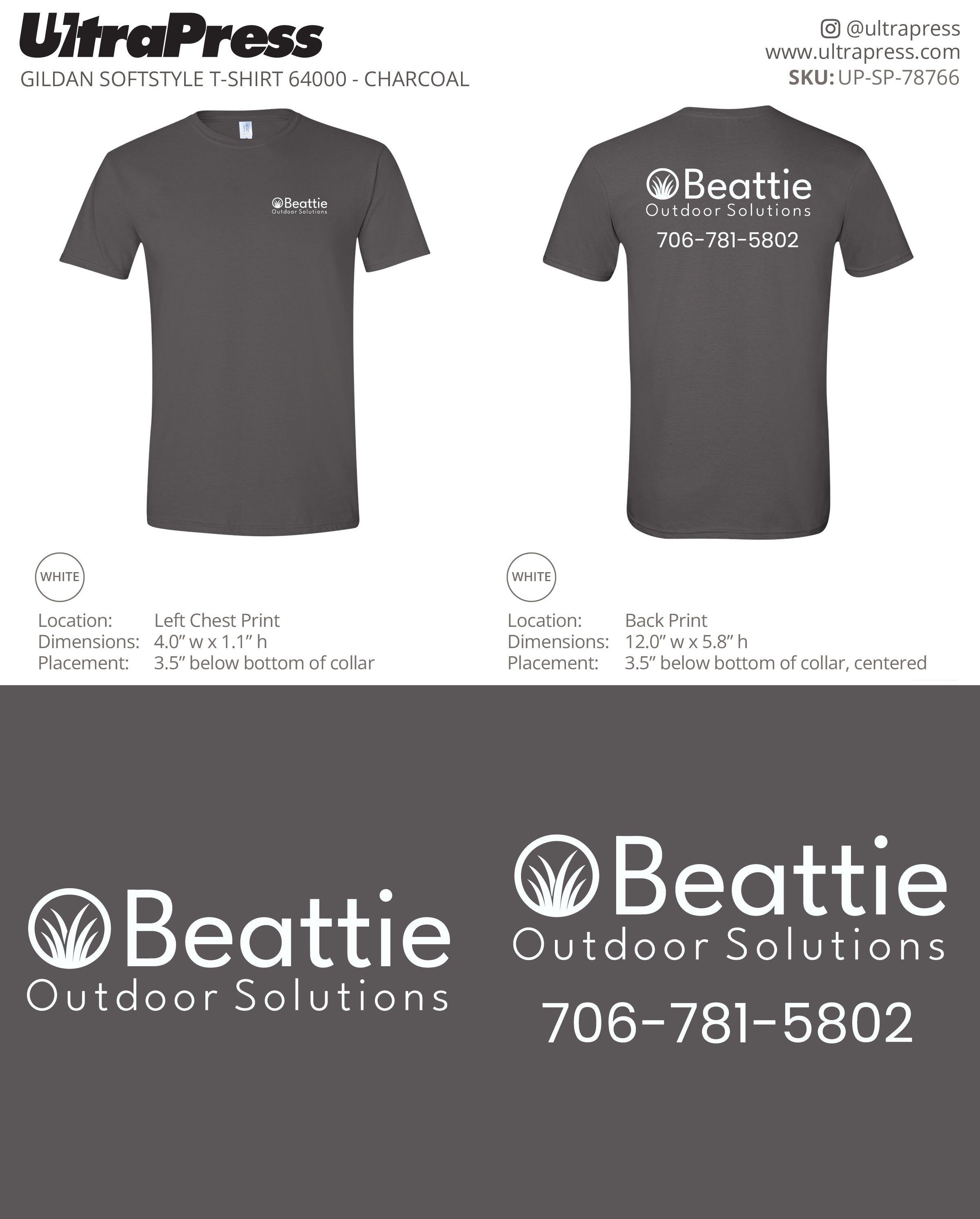 UP-SP-78766 Beattie Outdoor Solution - Colten Beattie 50 Min Qty (Bulk)