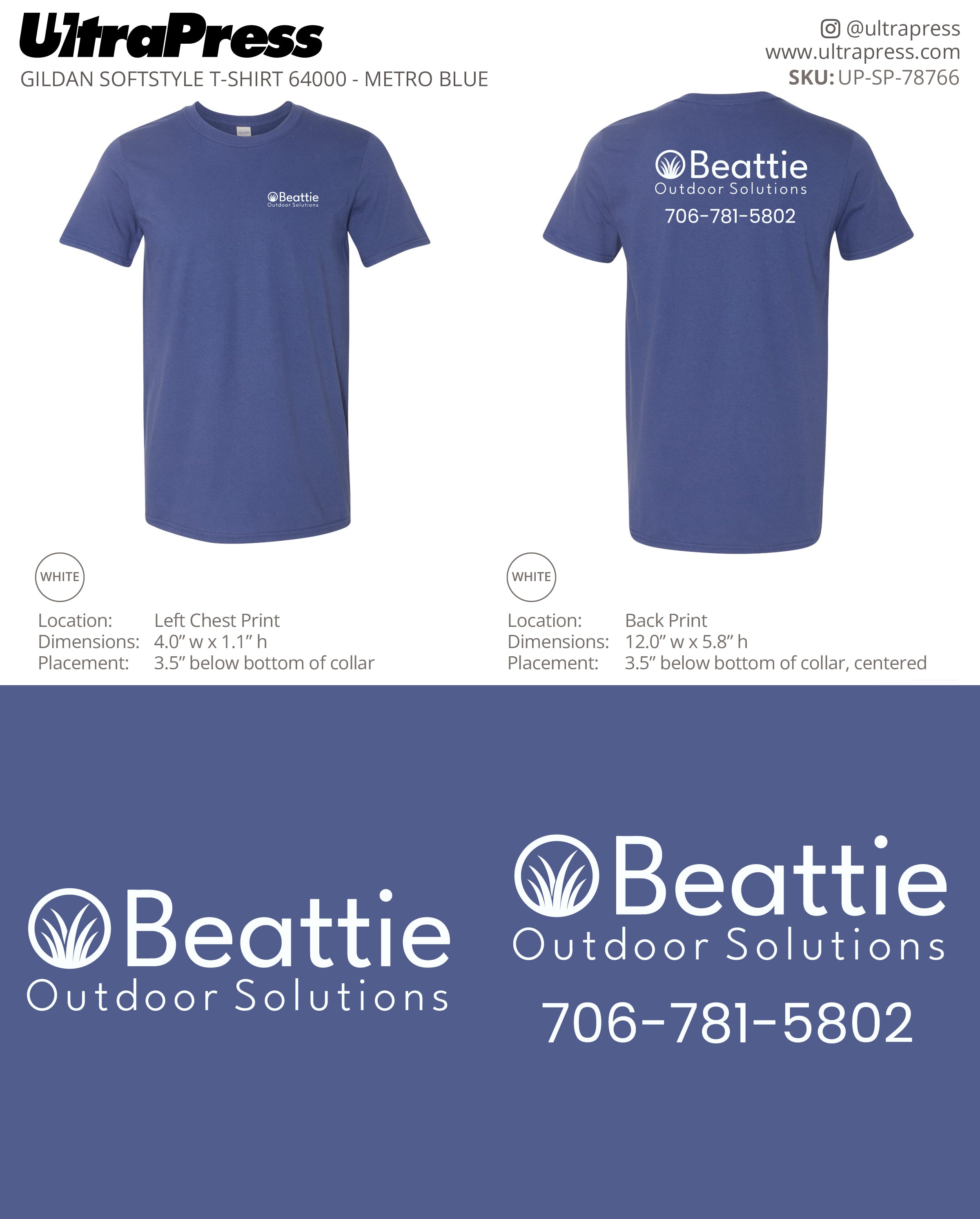 UP-SP-78766 Beattie Outdoor Solution - Colten Beattie 50 Min Qty (Bulk)