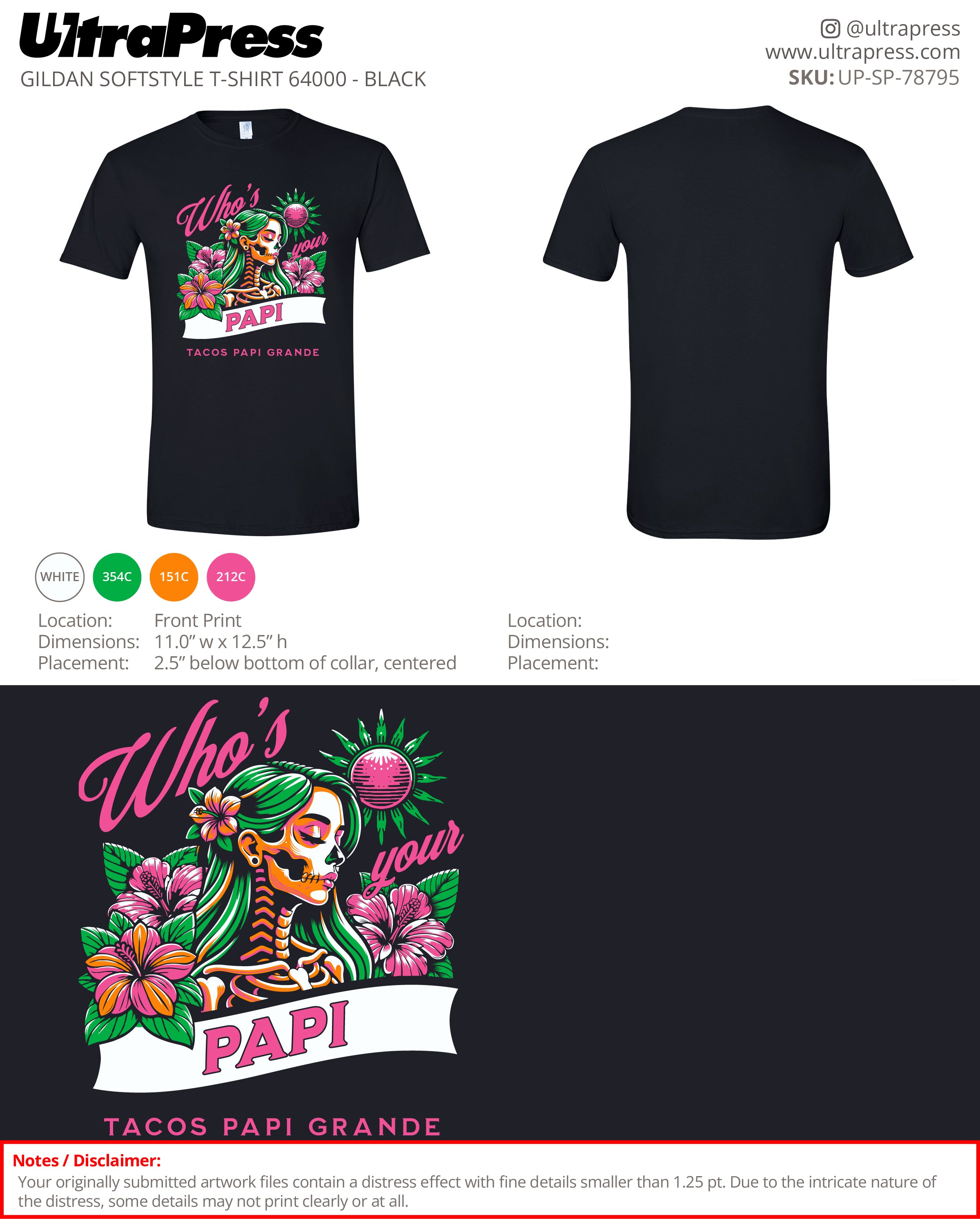 UP-SP-78795 Who's Your Papi - Amber Gunn 100 Min Qty (Bulk)