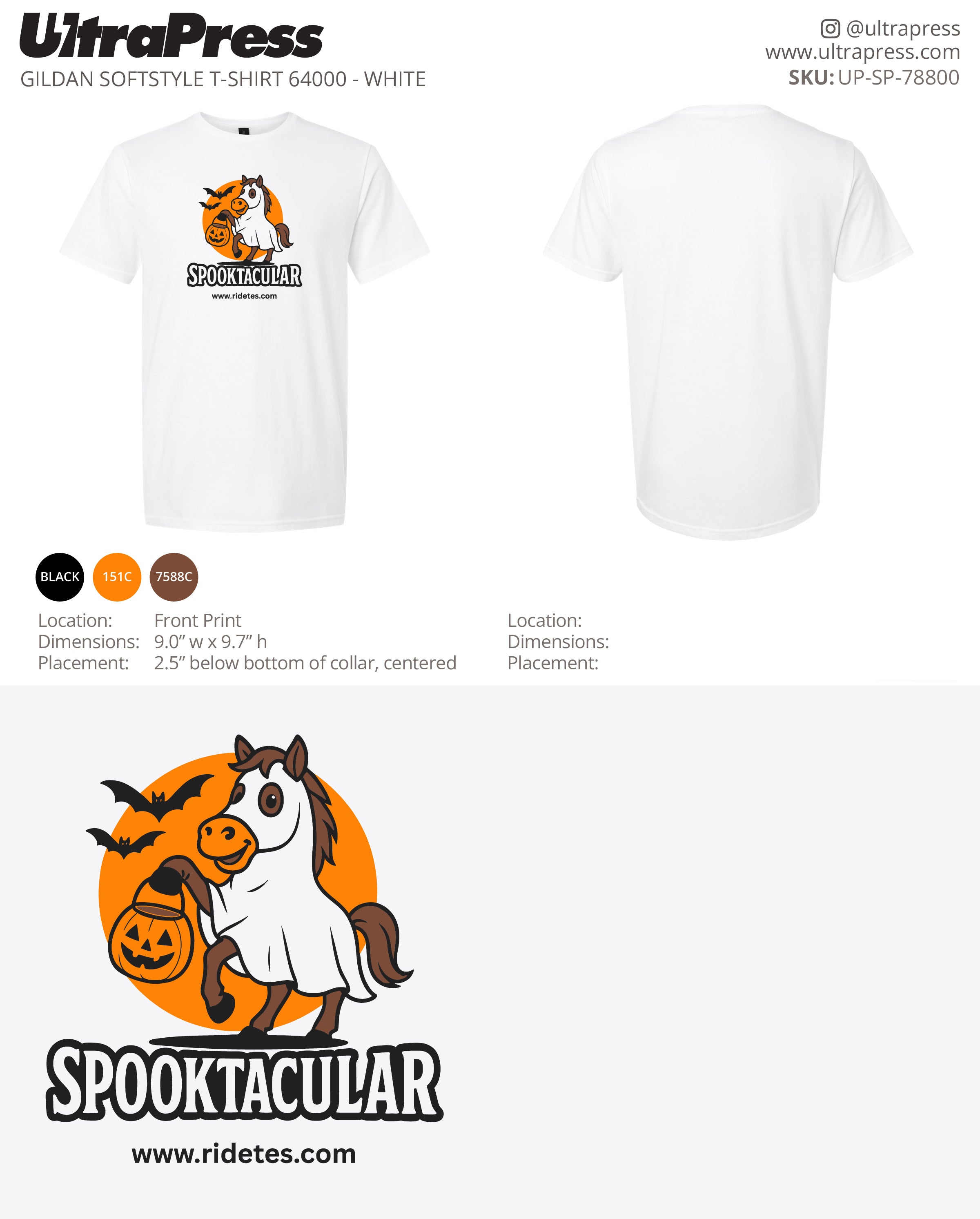 UP-SP-78800 Spooktacular TES - Tori English 100 Min Qty (Bulk)