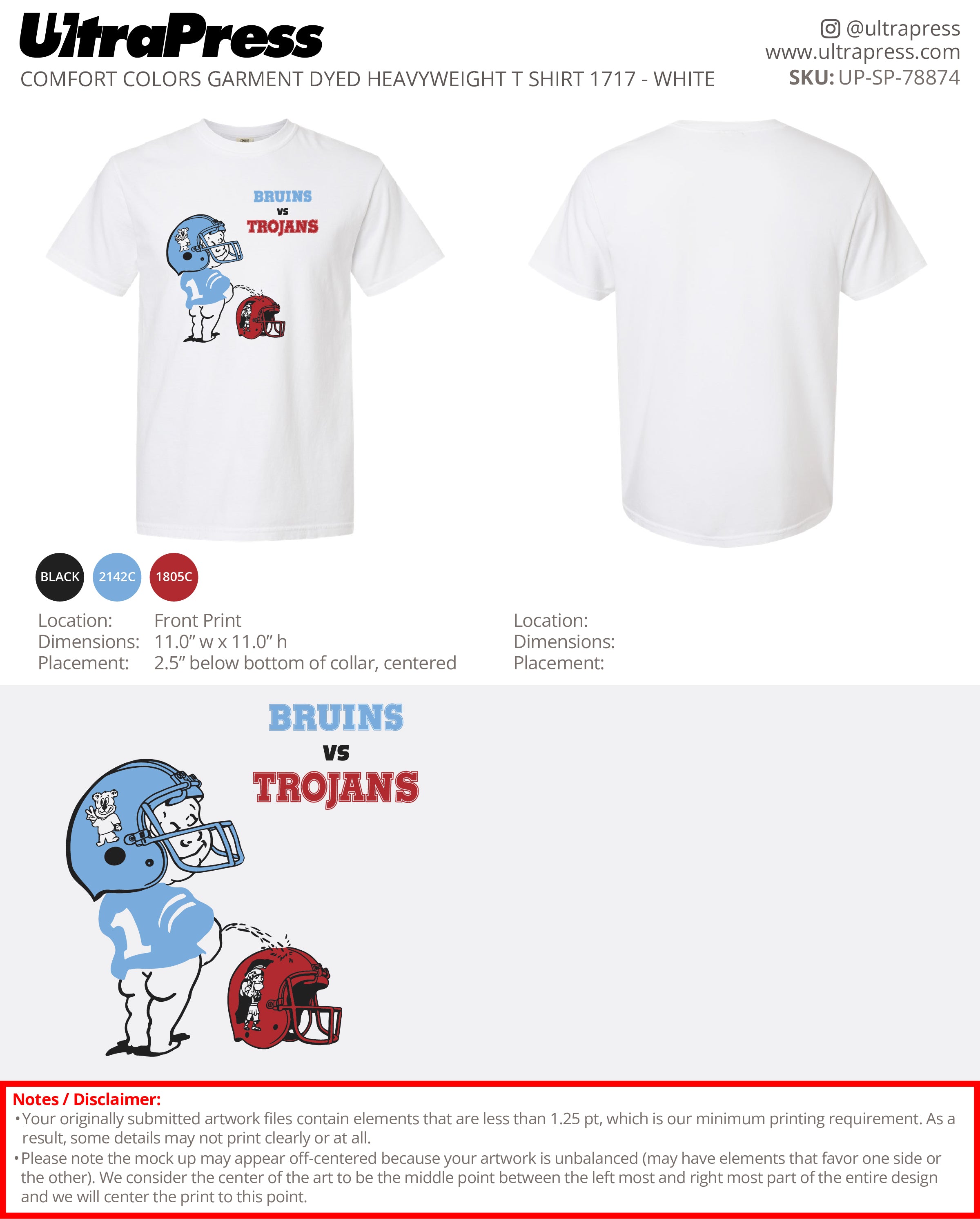 UP-SP-78874 Bruins VS. Trojans - Jake Santaniello 48 Min Qty (Bulk)