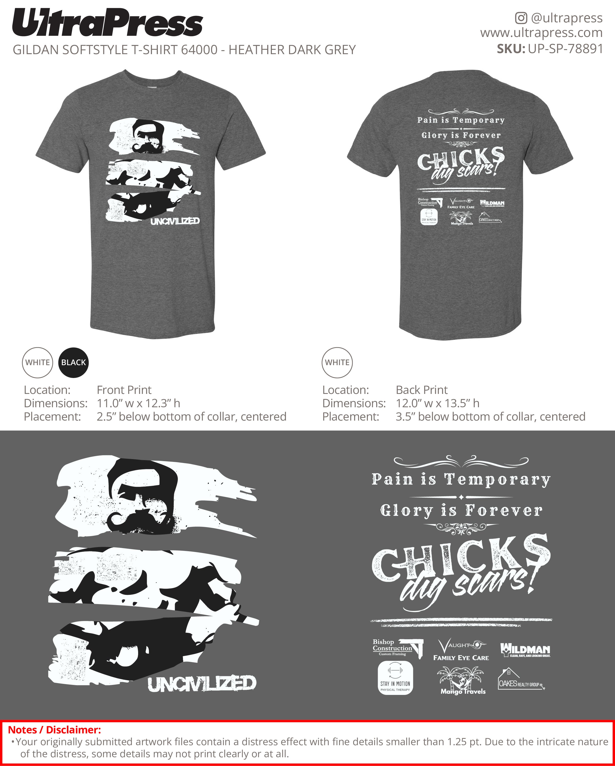 UP-SP-78891 UNCIVILIZED - Dave Crandall 100 Min Qty (Bulk)