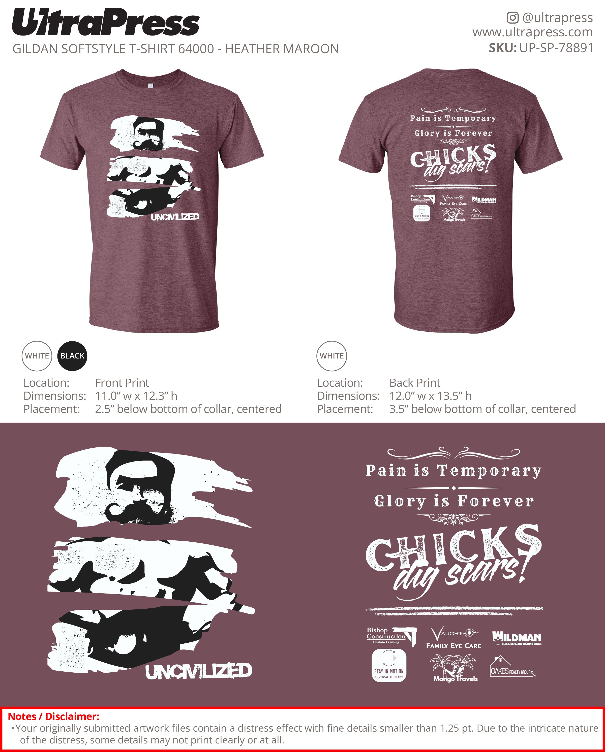 UP-SP-78891 UNCIVILIZED - Dave Crandall 100 Min Qty (Bulk)