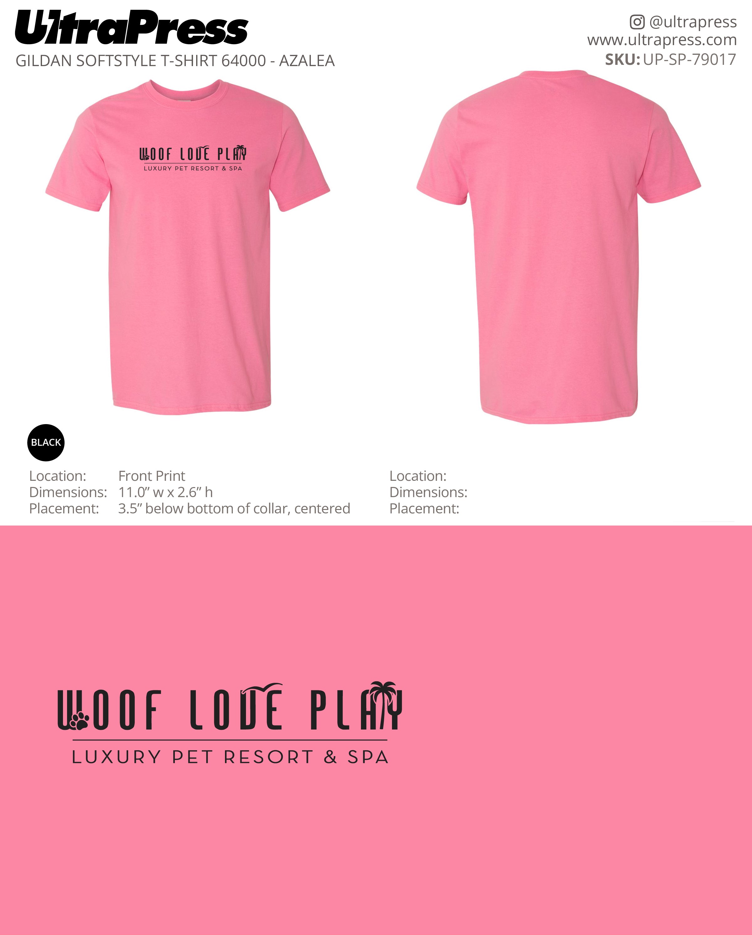 UP-SP-79017 Woof Love Play - Marcella Pagan 100 Min Qty (Bulk)