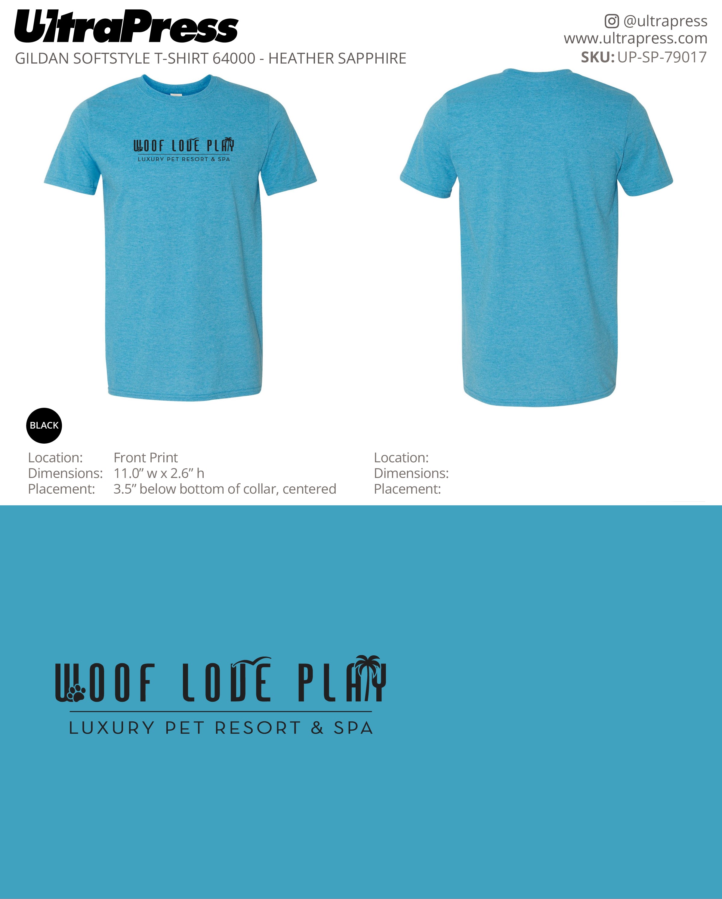 UP-SP-79017 Woof Love Play - Marcella Pagan 100 Min Qty (Bulk)