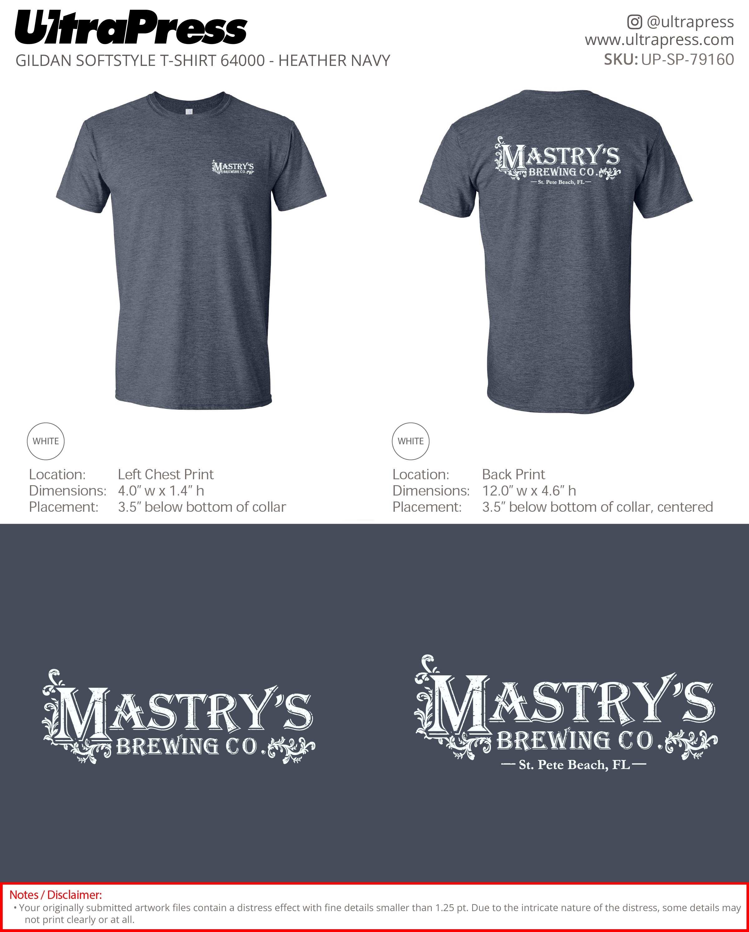 UP-SP-79160 Mastry's Brewing Co. - Matthew Dahm 100 Pieces Package Deal (Bulk)